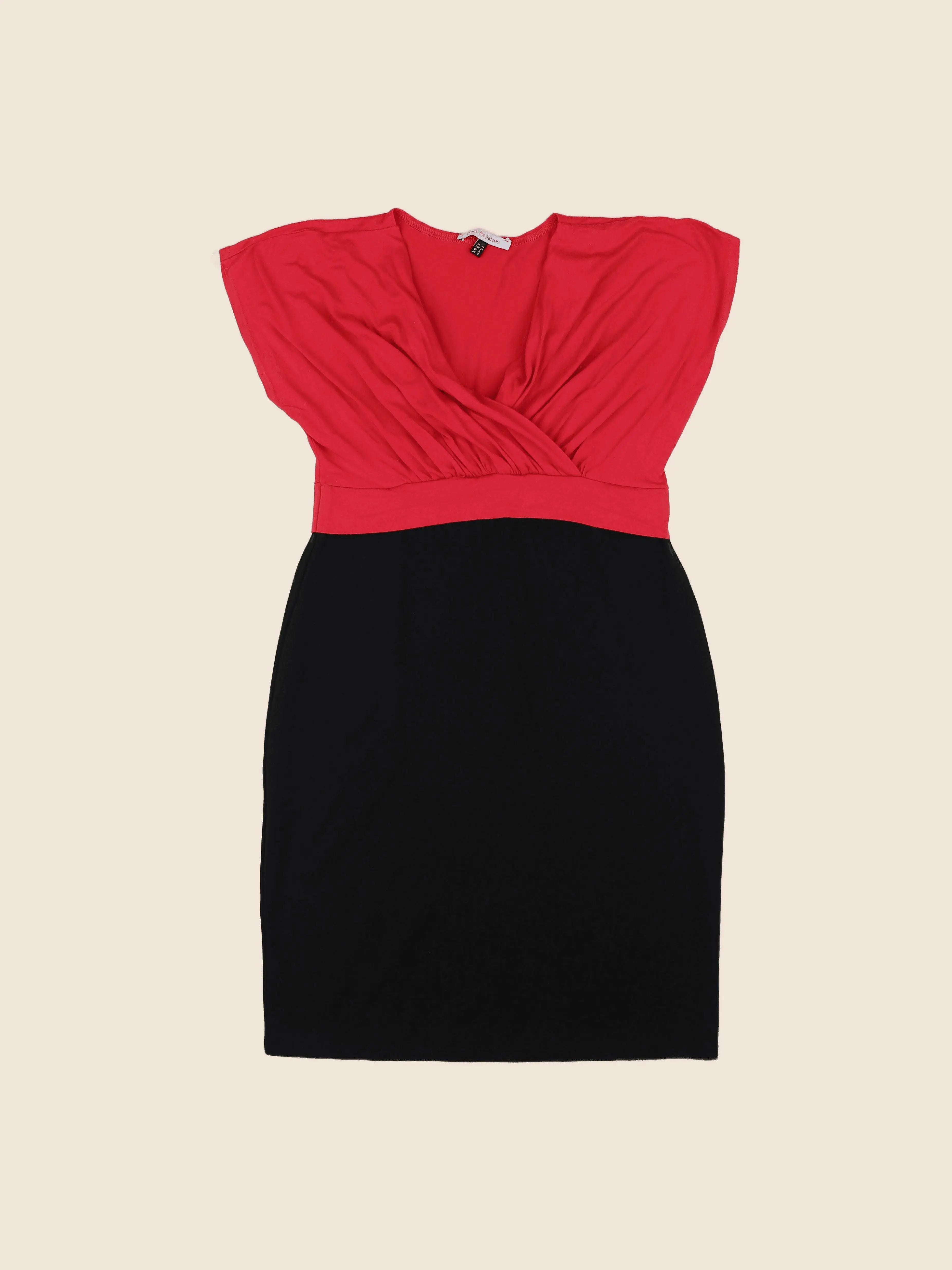Envie de fraise - robe grossesse rouge, noir - 36
