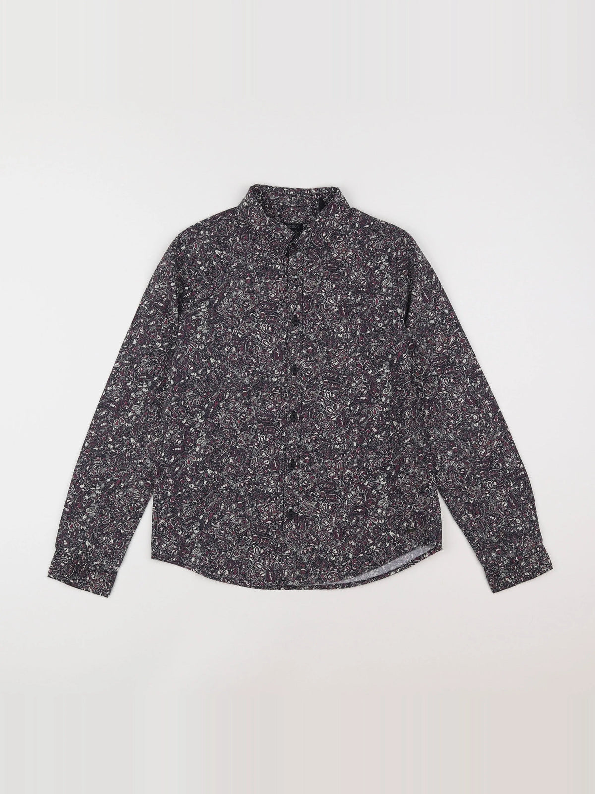 IKKS - chemise marron - 10 ans