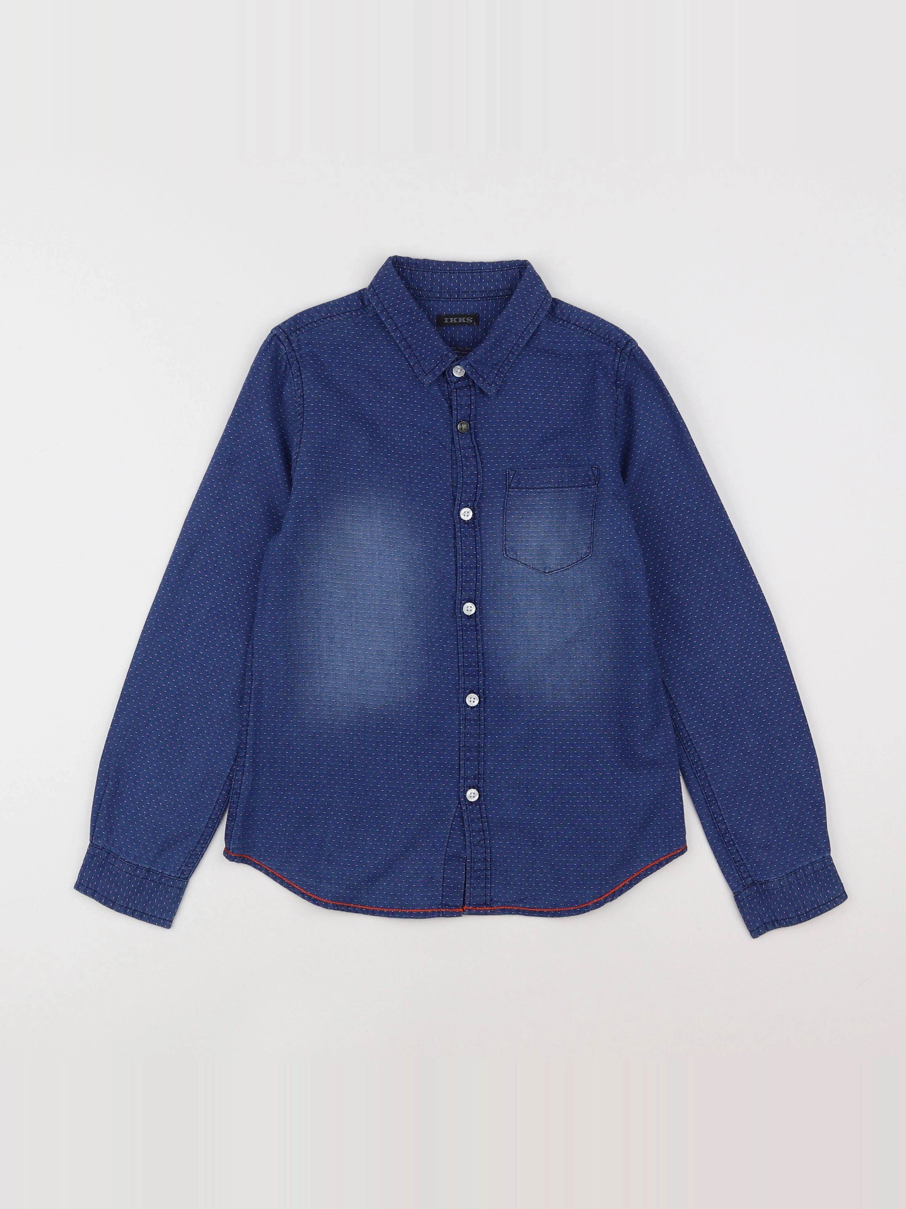 IKKS - chemise bleu - 10 ans