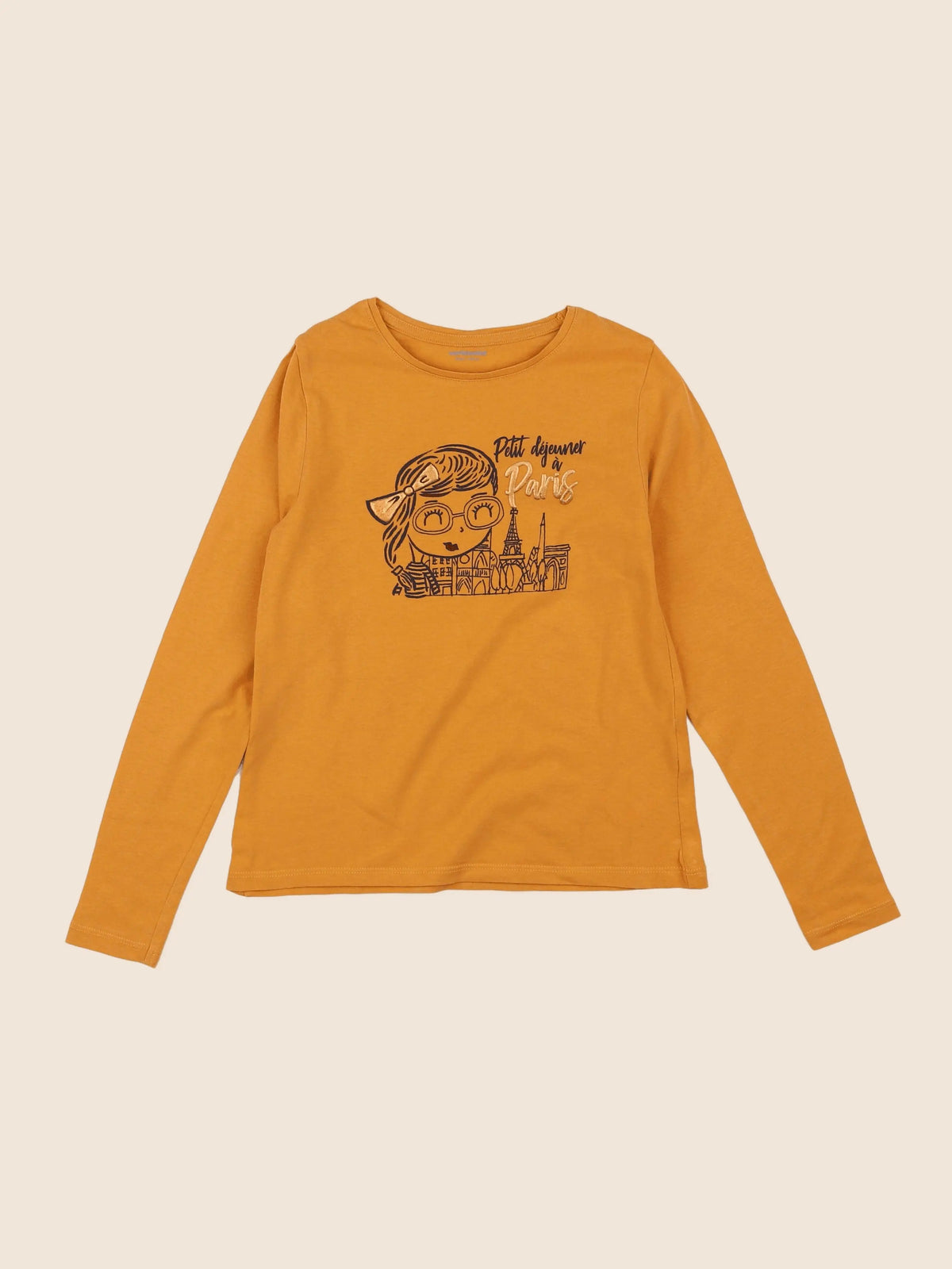Vertbaudet - tee-shirt orange - 8 ans