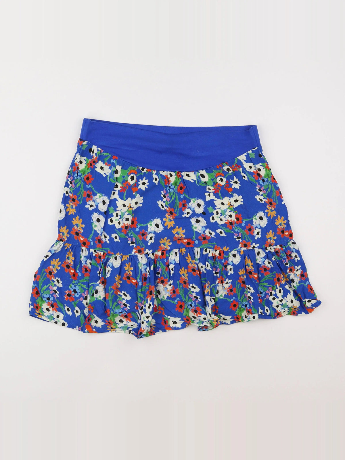 Envie de fraise - jupe grossesse bleu - 38