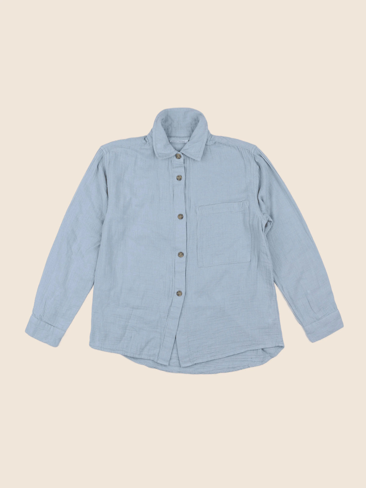 Monoprix - chemise bleu - 10 ans