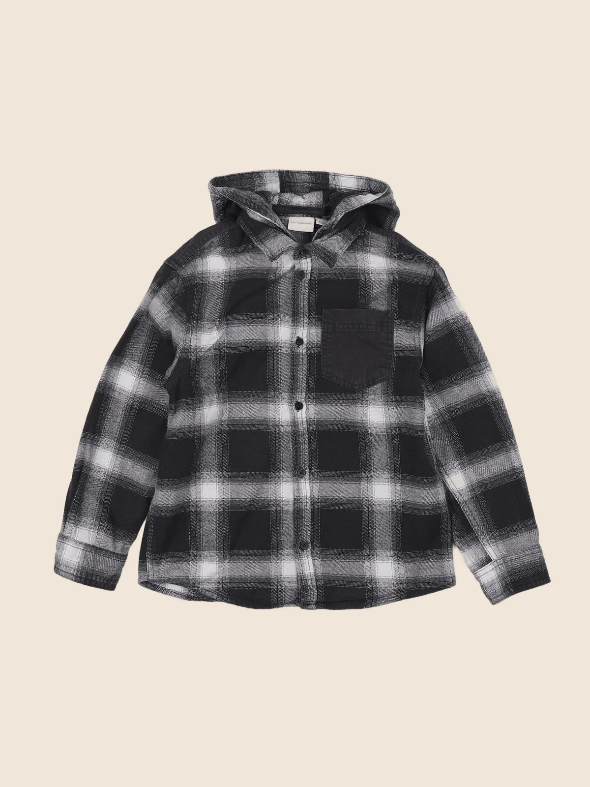 Vertbaudet - chemise gris - 8 ans