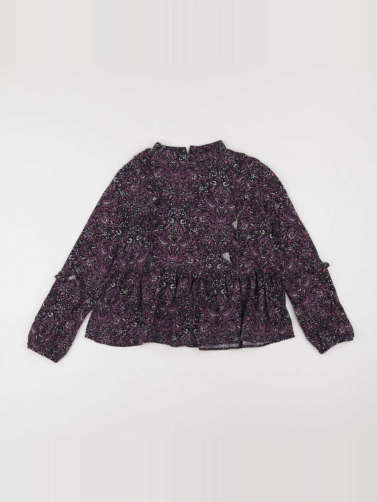 IKKS - blouse violet - 10 ans
