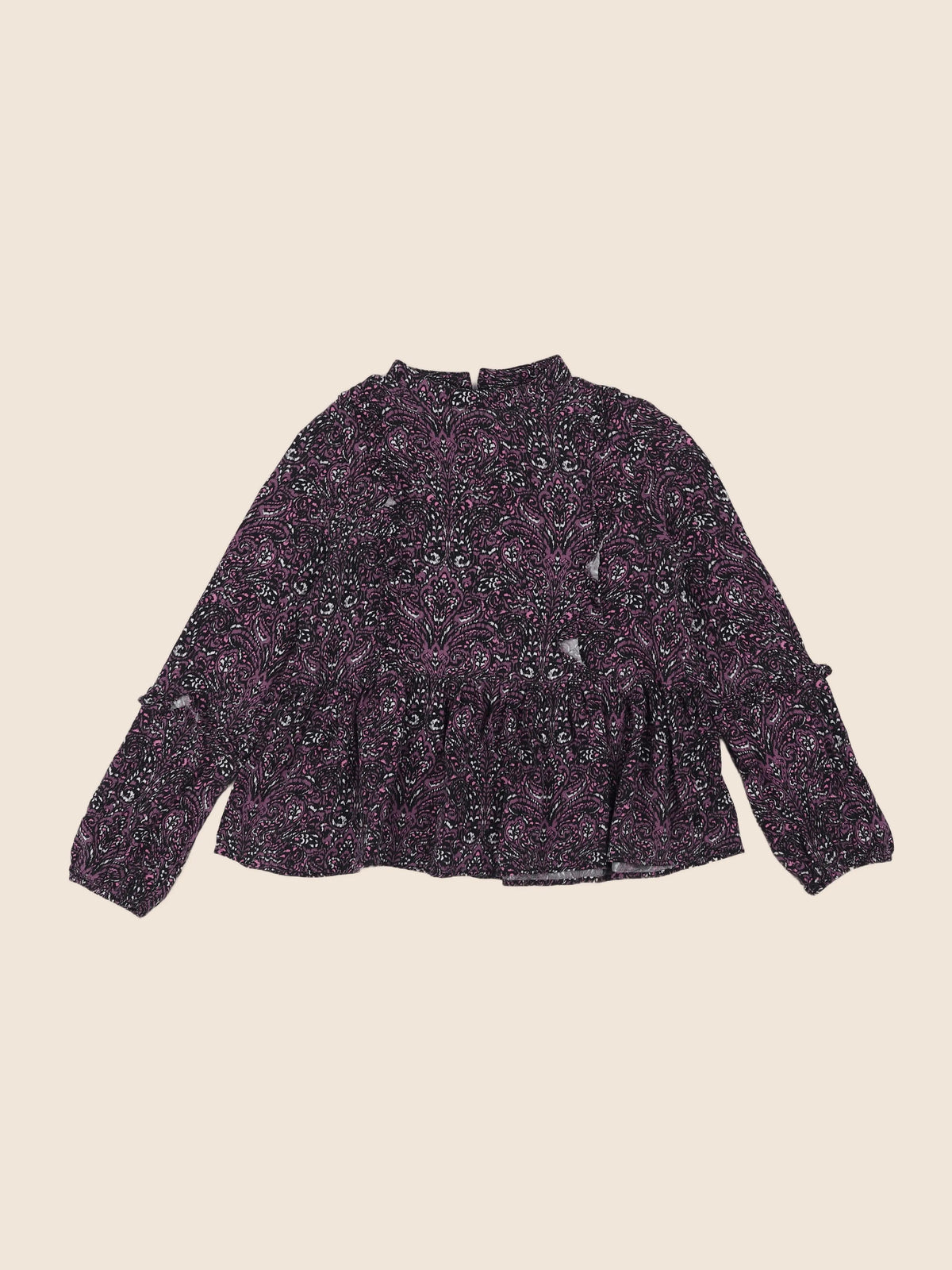 IKKS - blouse violet - 10 ans