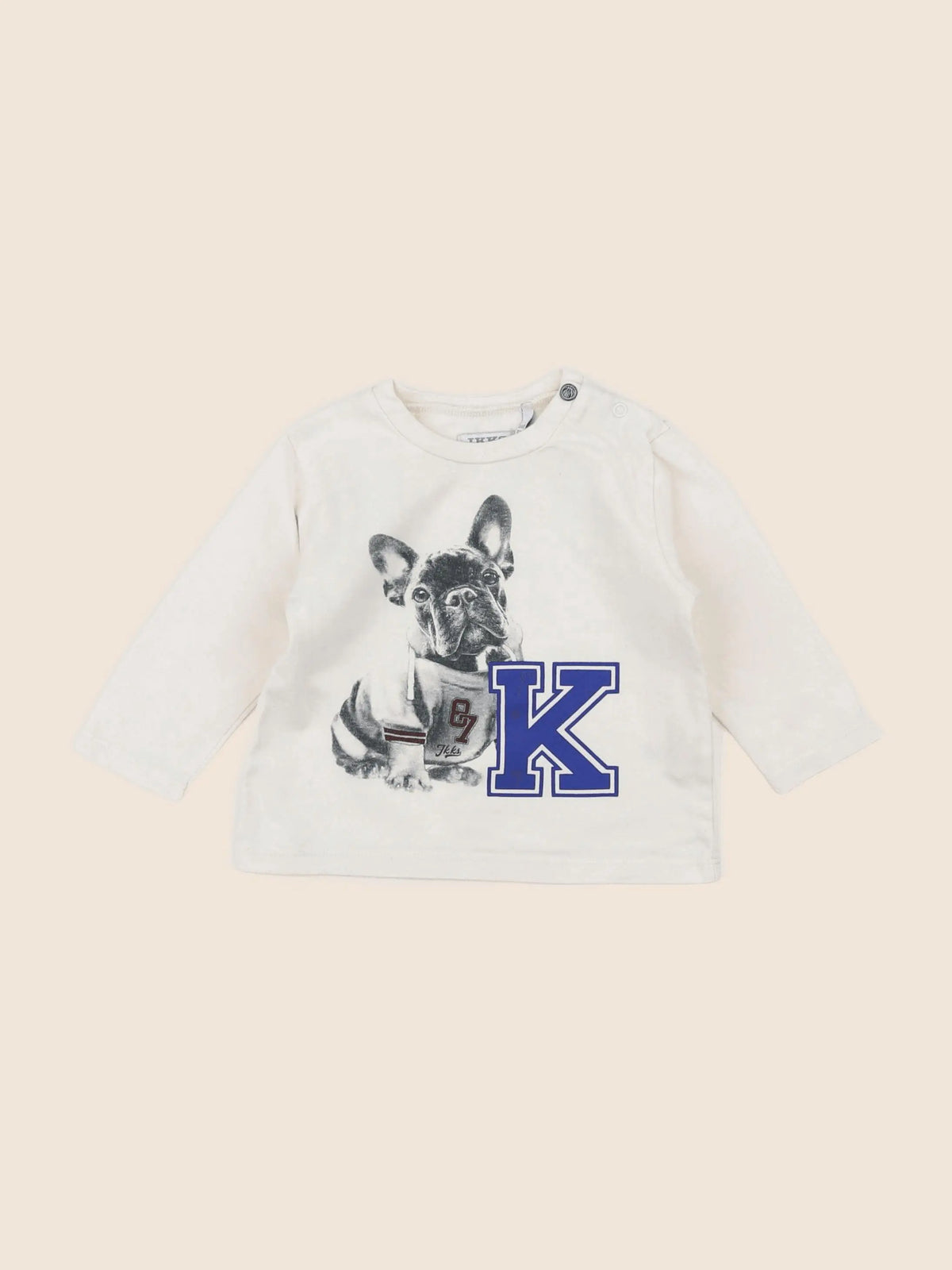 IKKS - tee-shirt beige - 6 mois