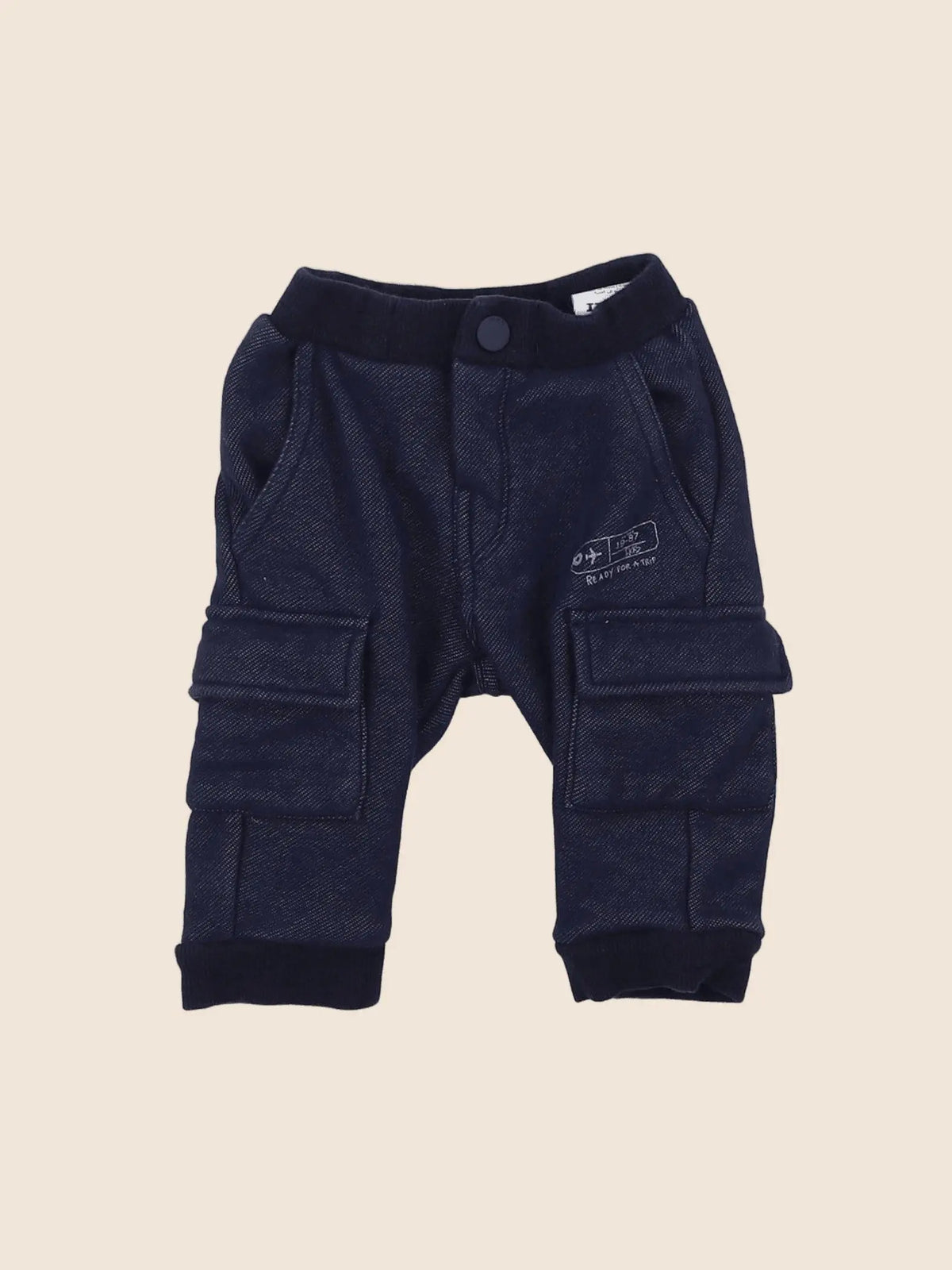 IKKS - pantalon bleu - 3 mois