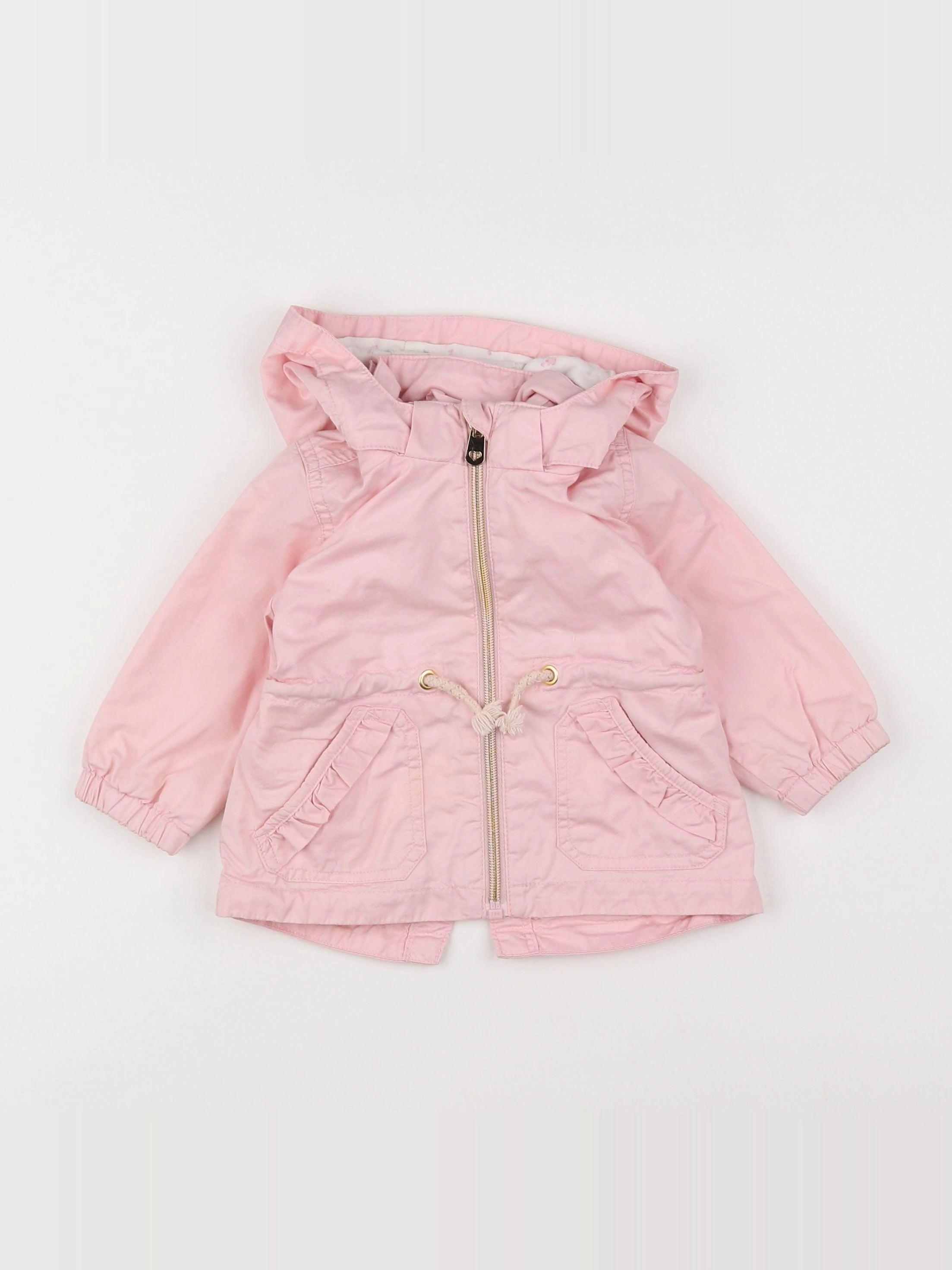 H&M - veste rose - 3/6 mois