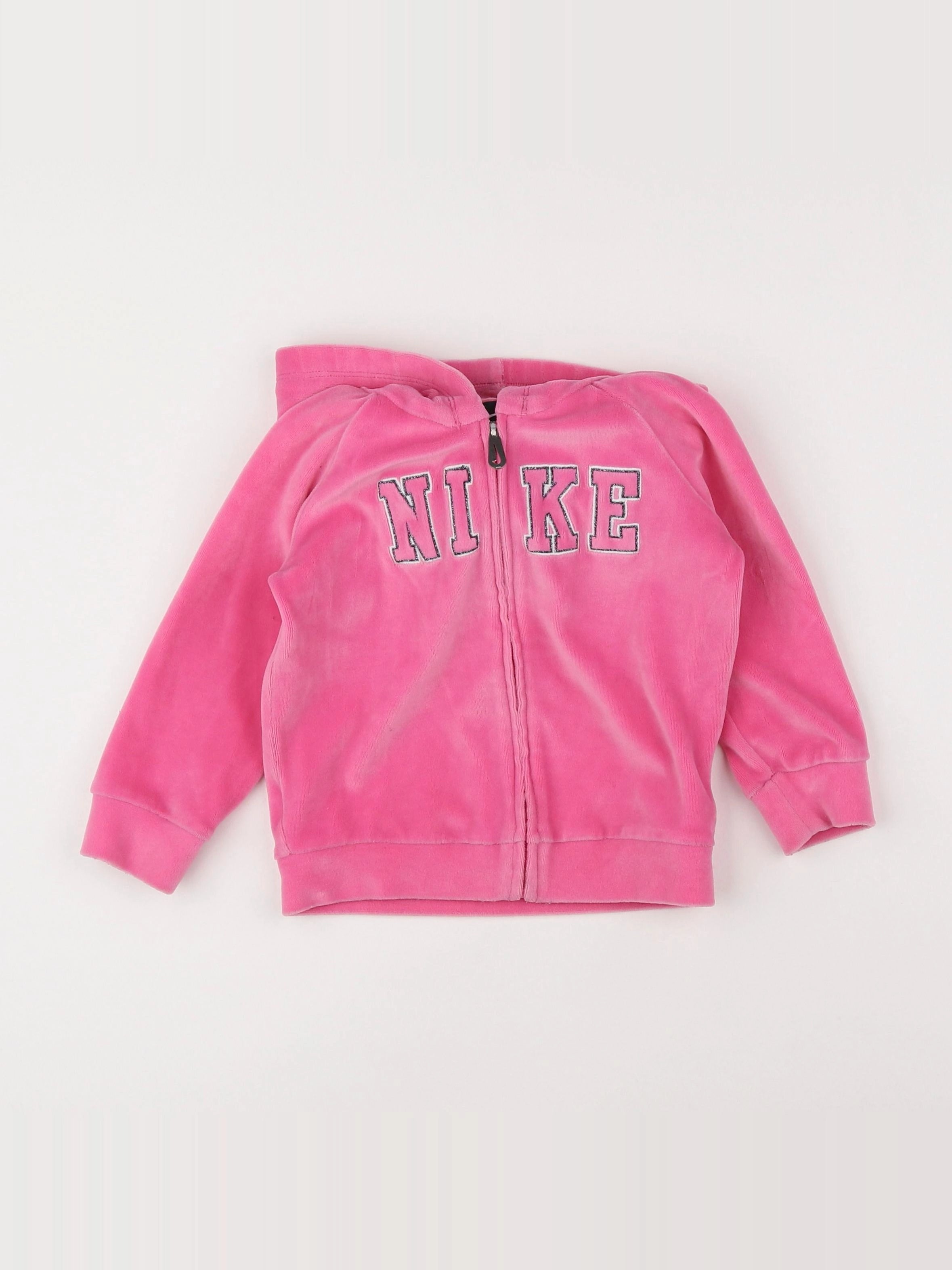 Nike - sweat rose - 12/18 mois