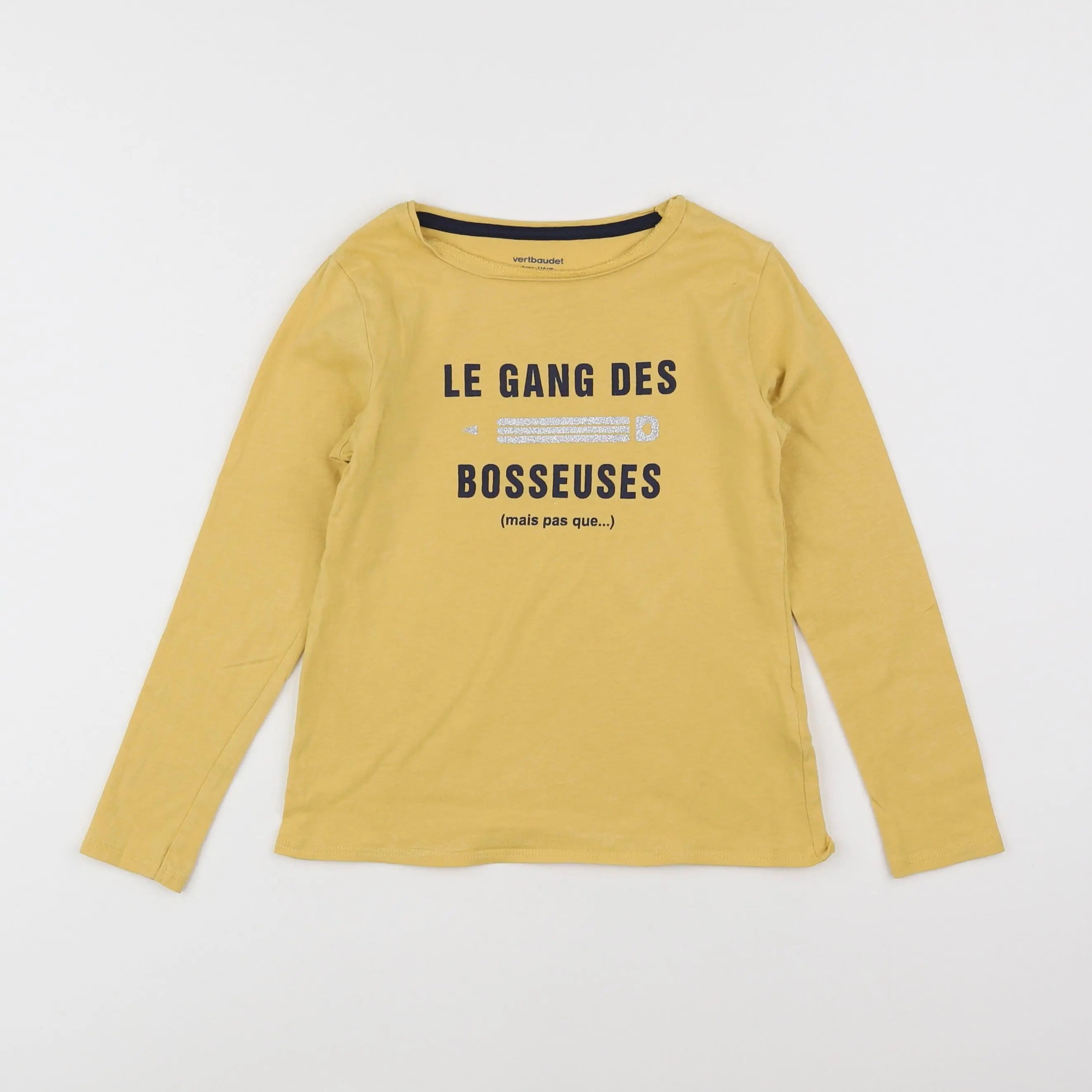 Vertbaudet - tee-shirt jaune - 6 ans