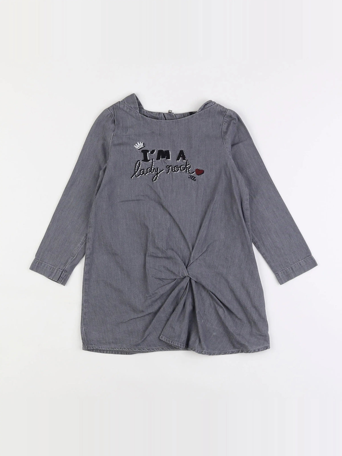 IKKS - robe gris - 3 ans