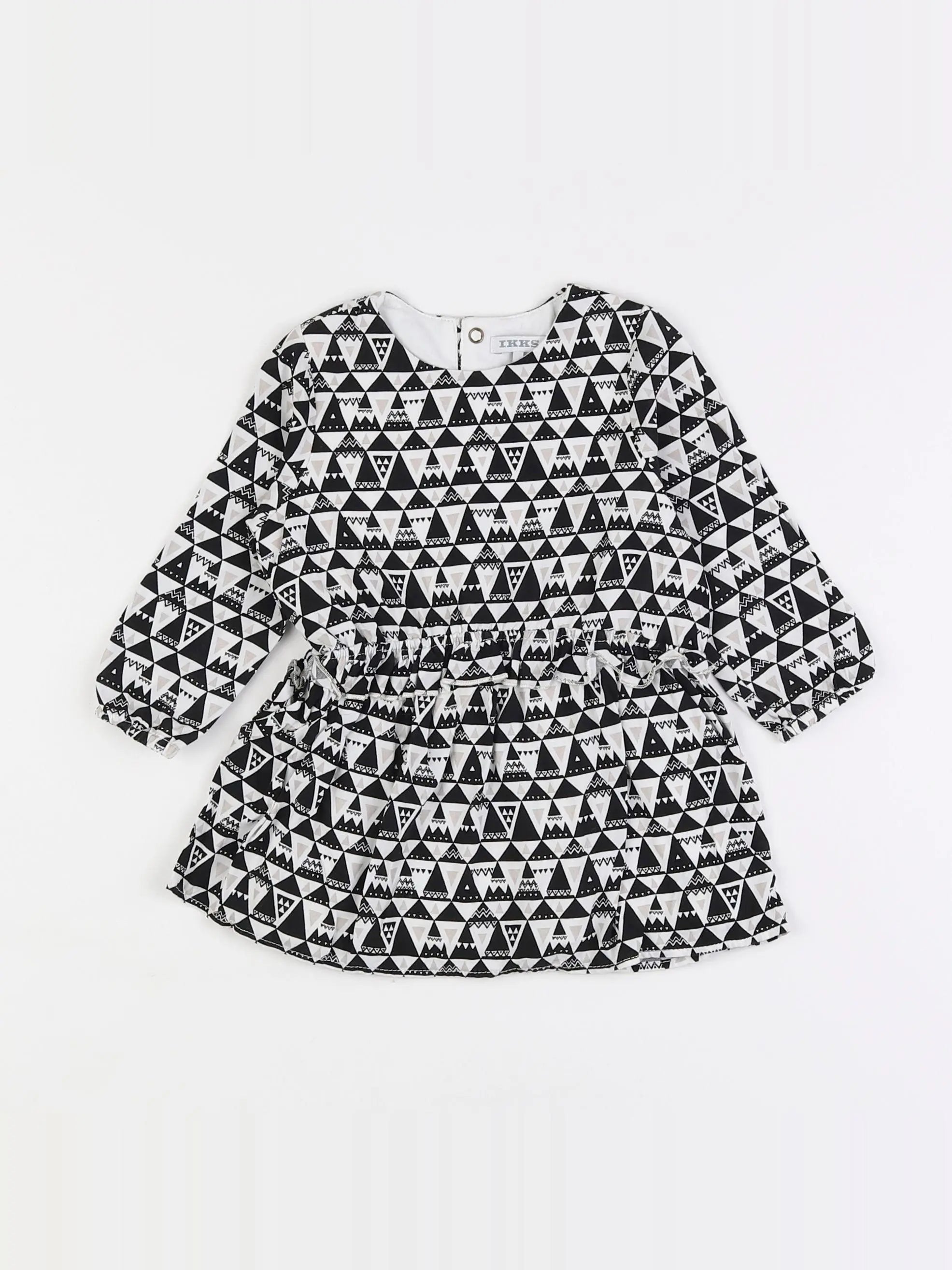 IKKS - robe blanc, noir - 12 mois