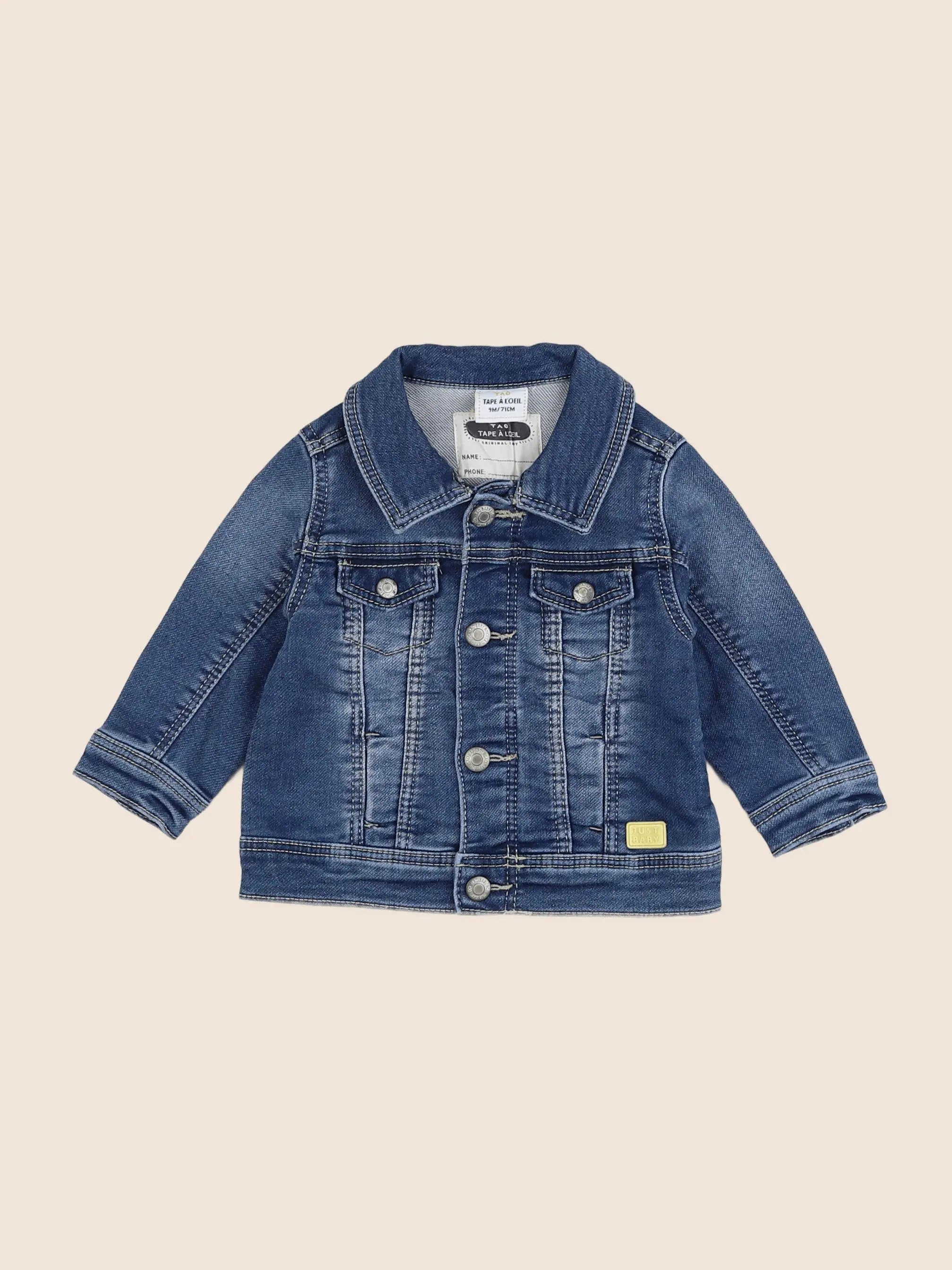 Tape à l'oeil - veste bleu - 9 mois