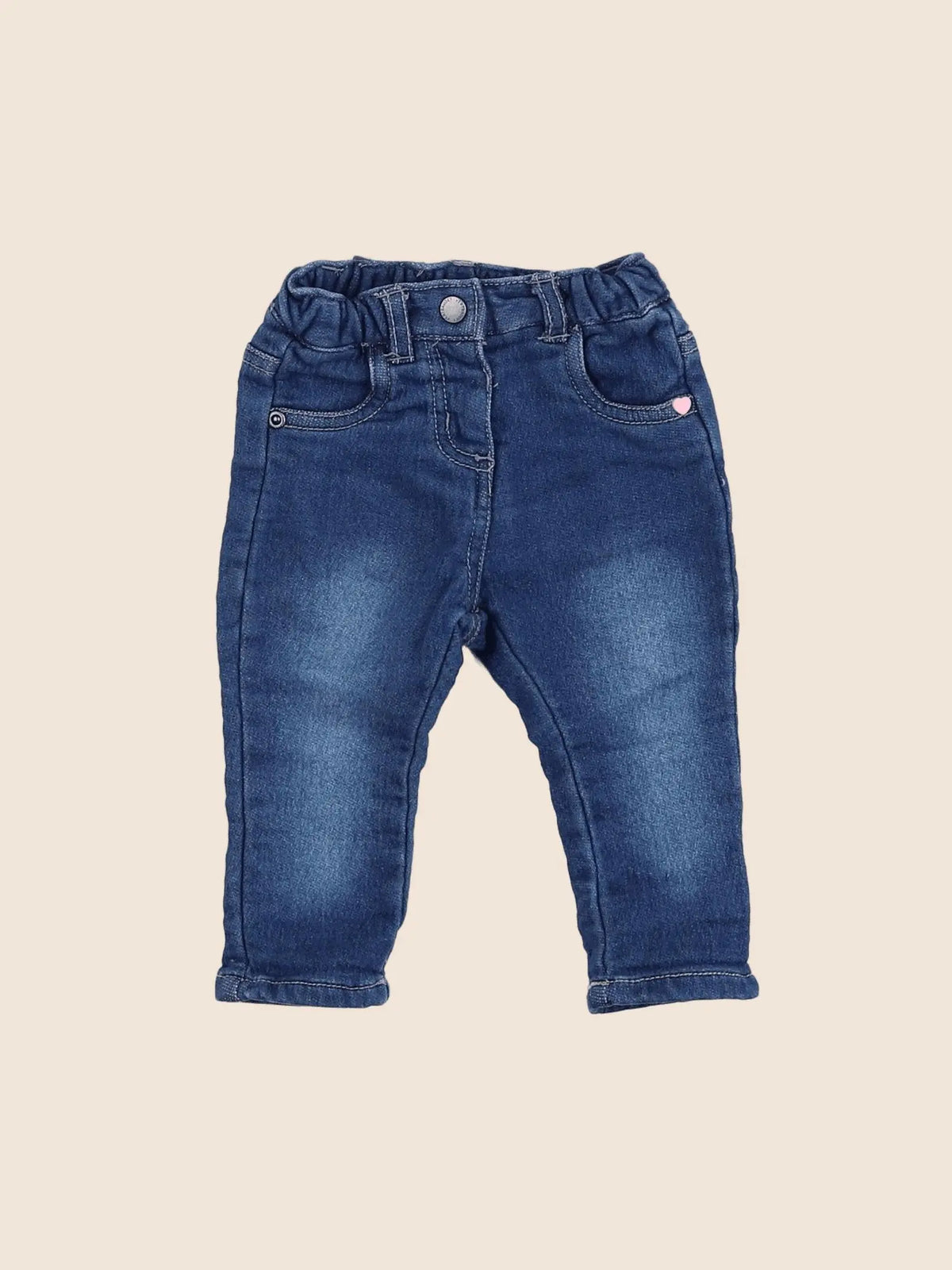 Vertbaudet - jean bleu - 3 mois
