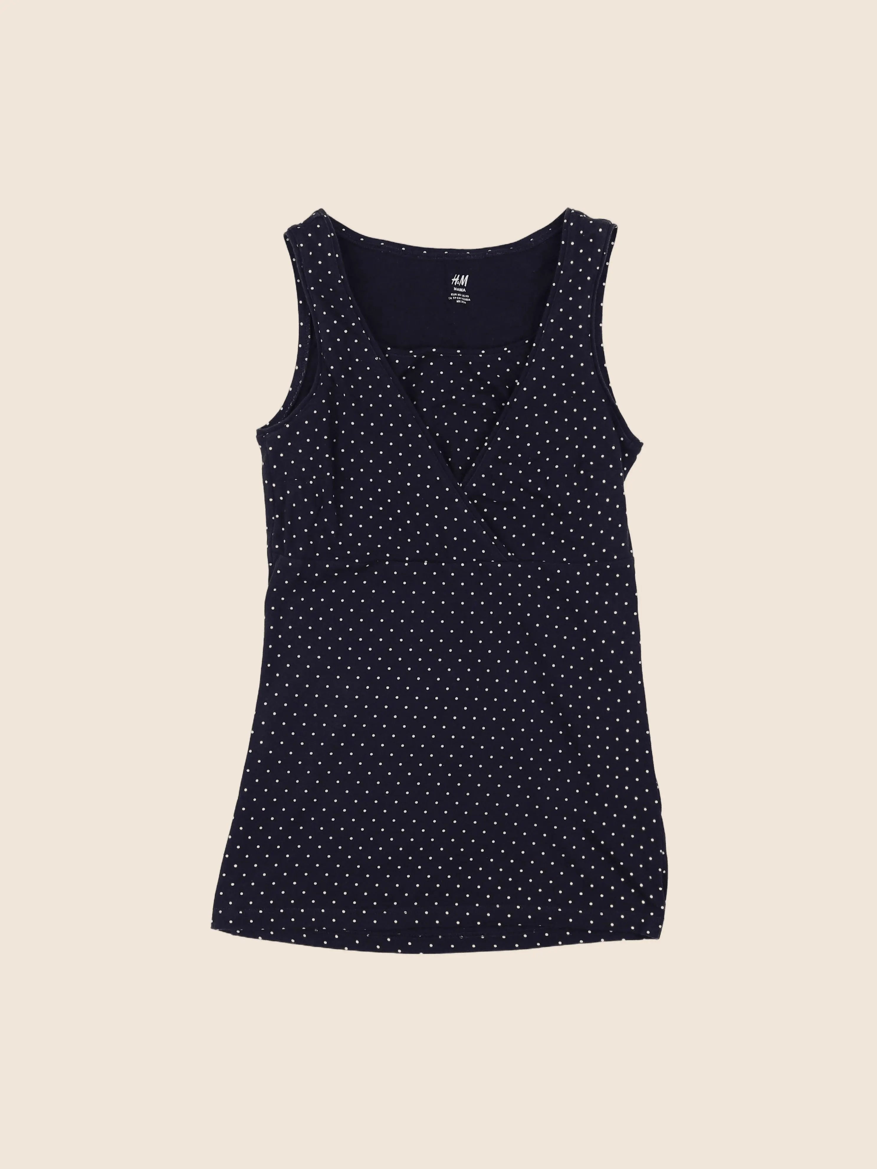 H&M - débardeur allaitement bleu - 34