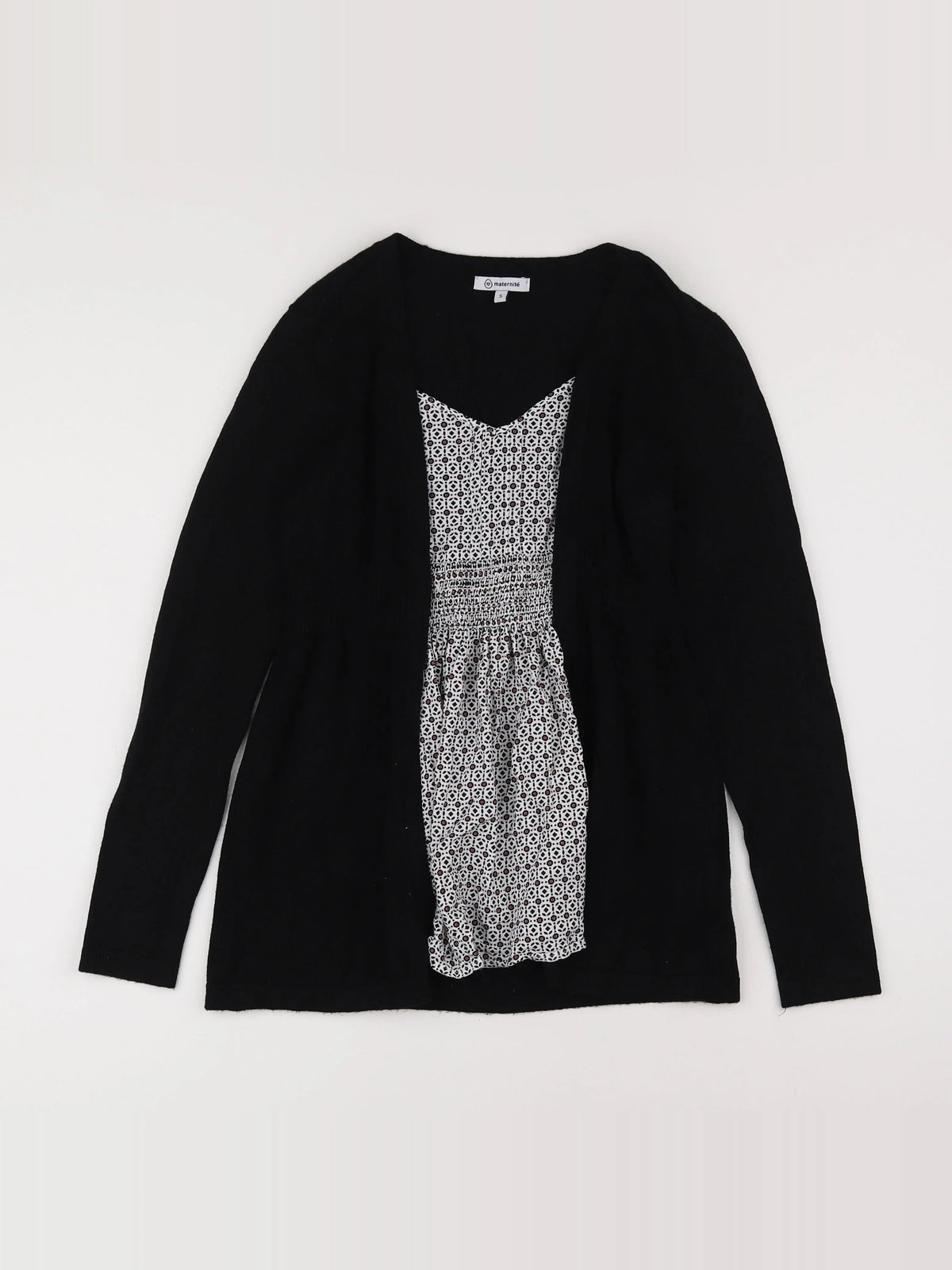 La Halle - tee-shirt grossesse noir - 36