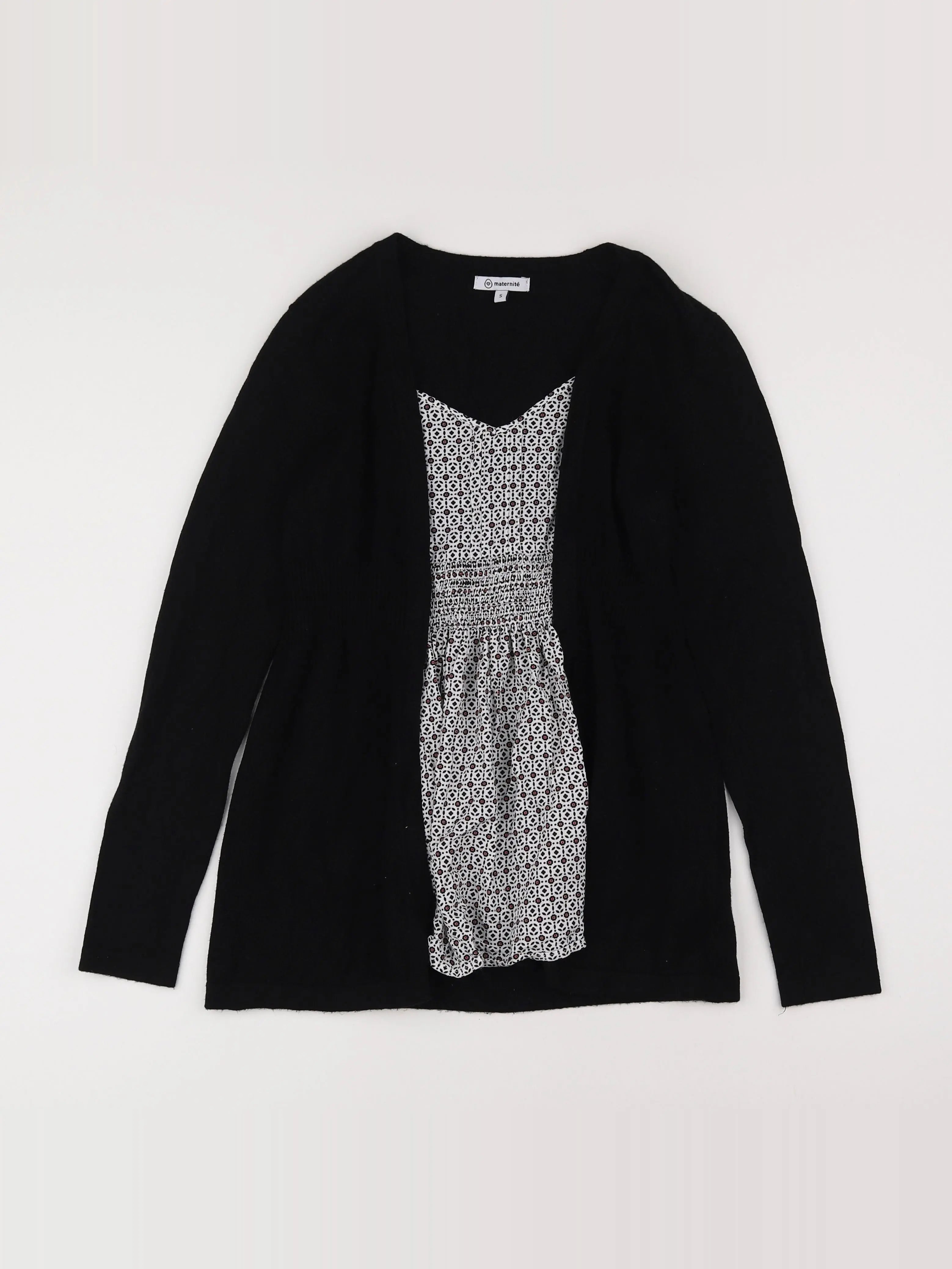 La Halle - tee-shirt grossesse noir - 36