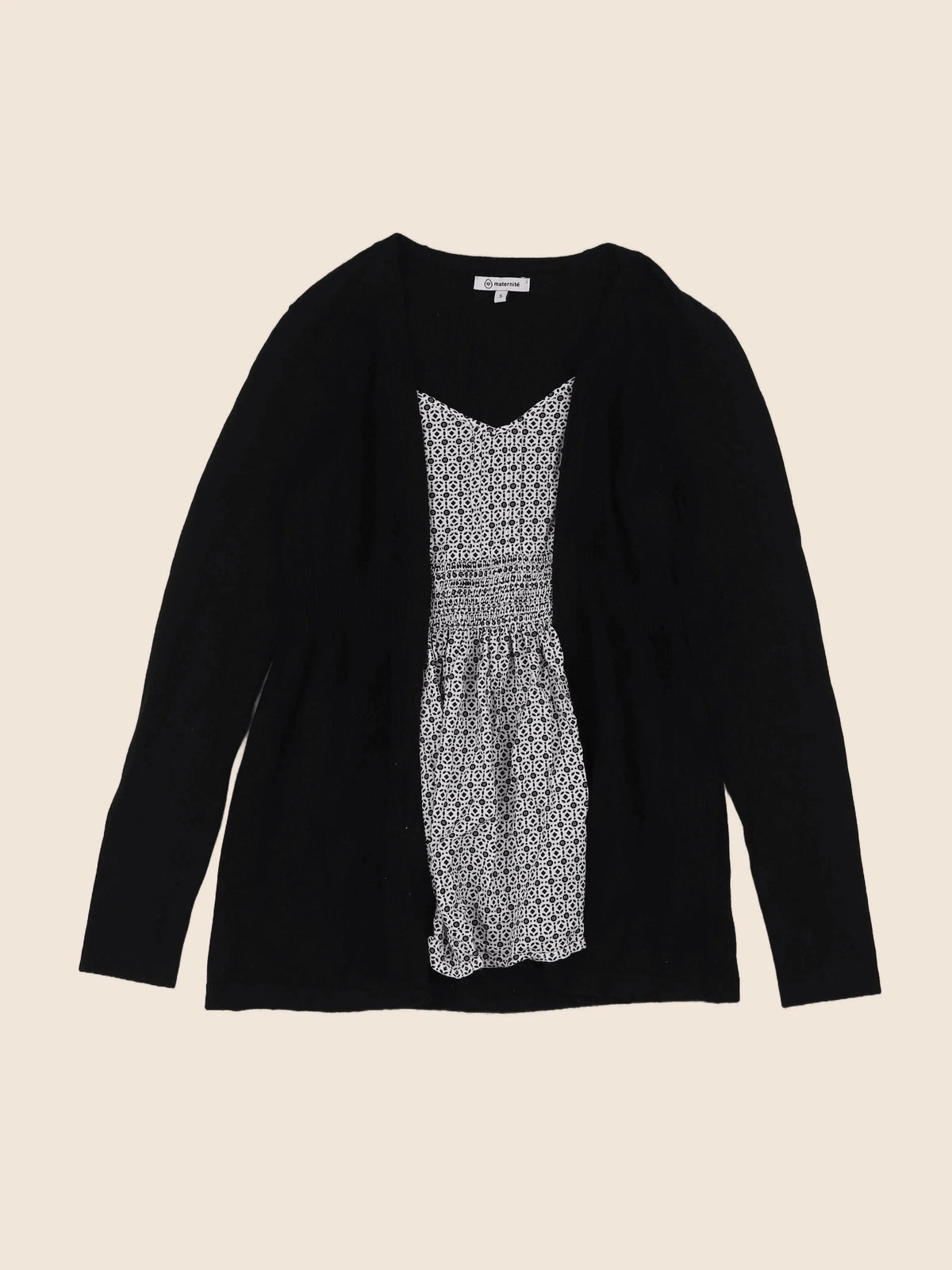 La Halle - tee-shirt grossesse noir - 36