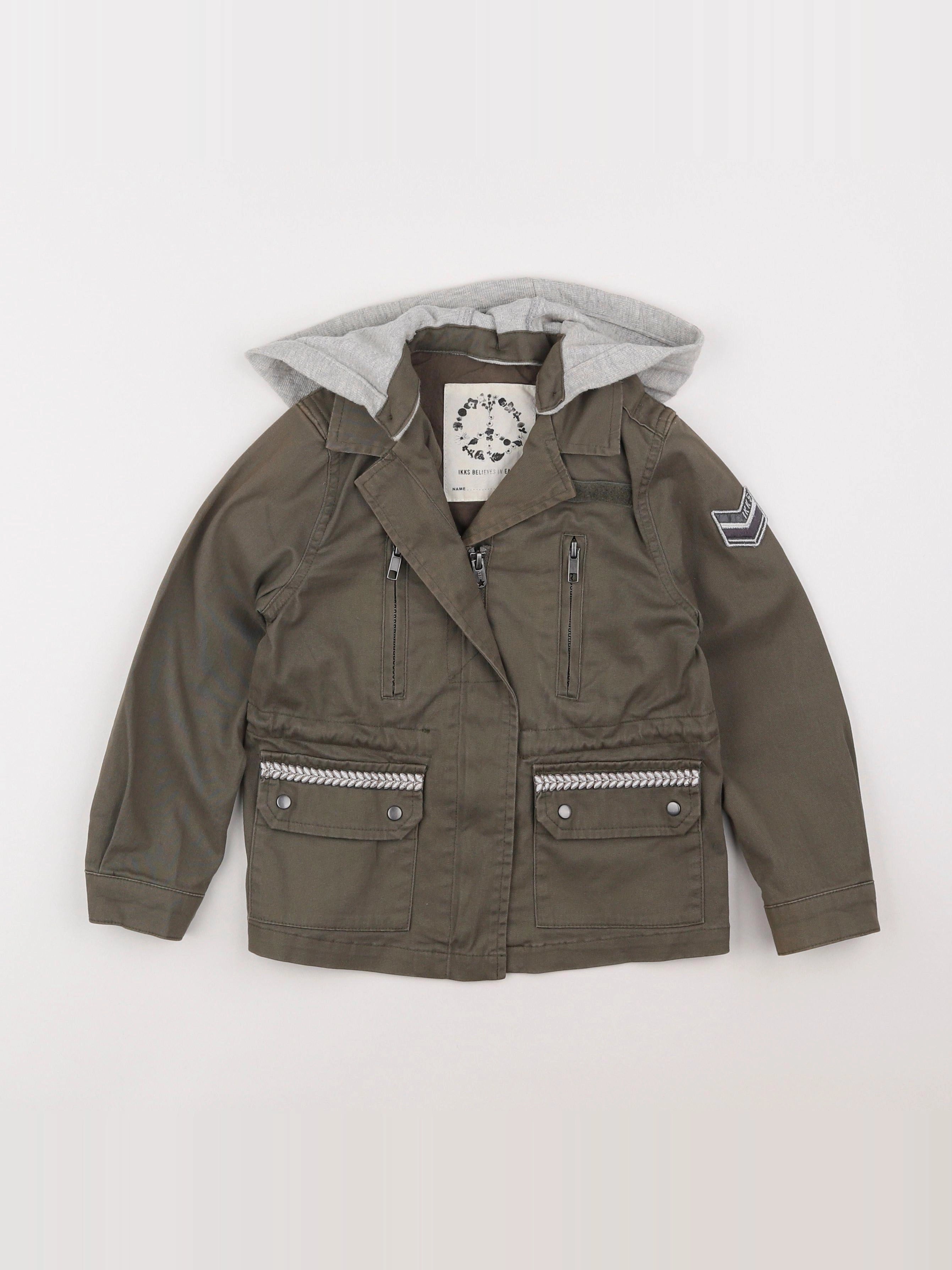 IKKS - veste imprimé au dos vert - 4 ans