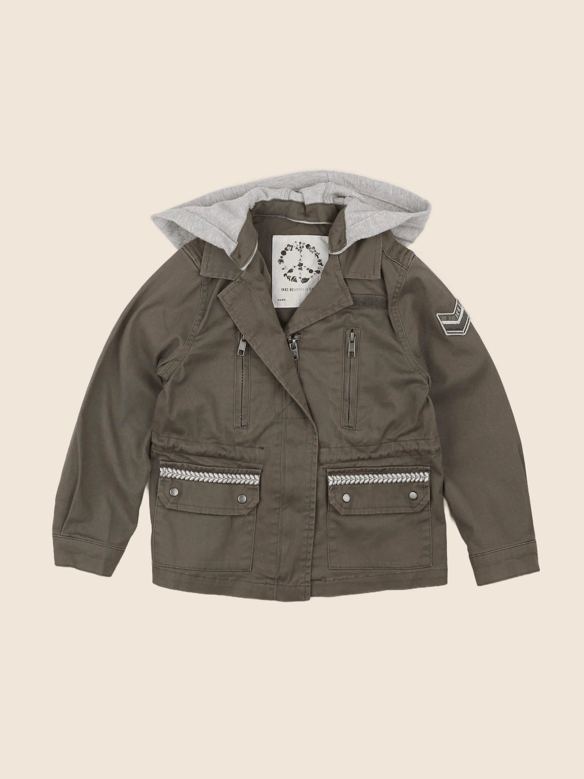 IKKS - veste imprimé au dos vert - 4 ans