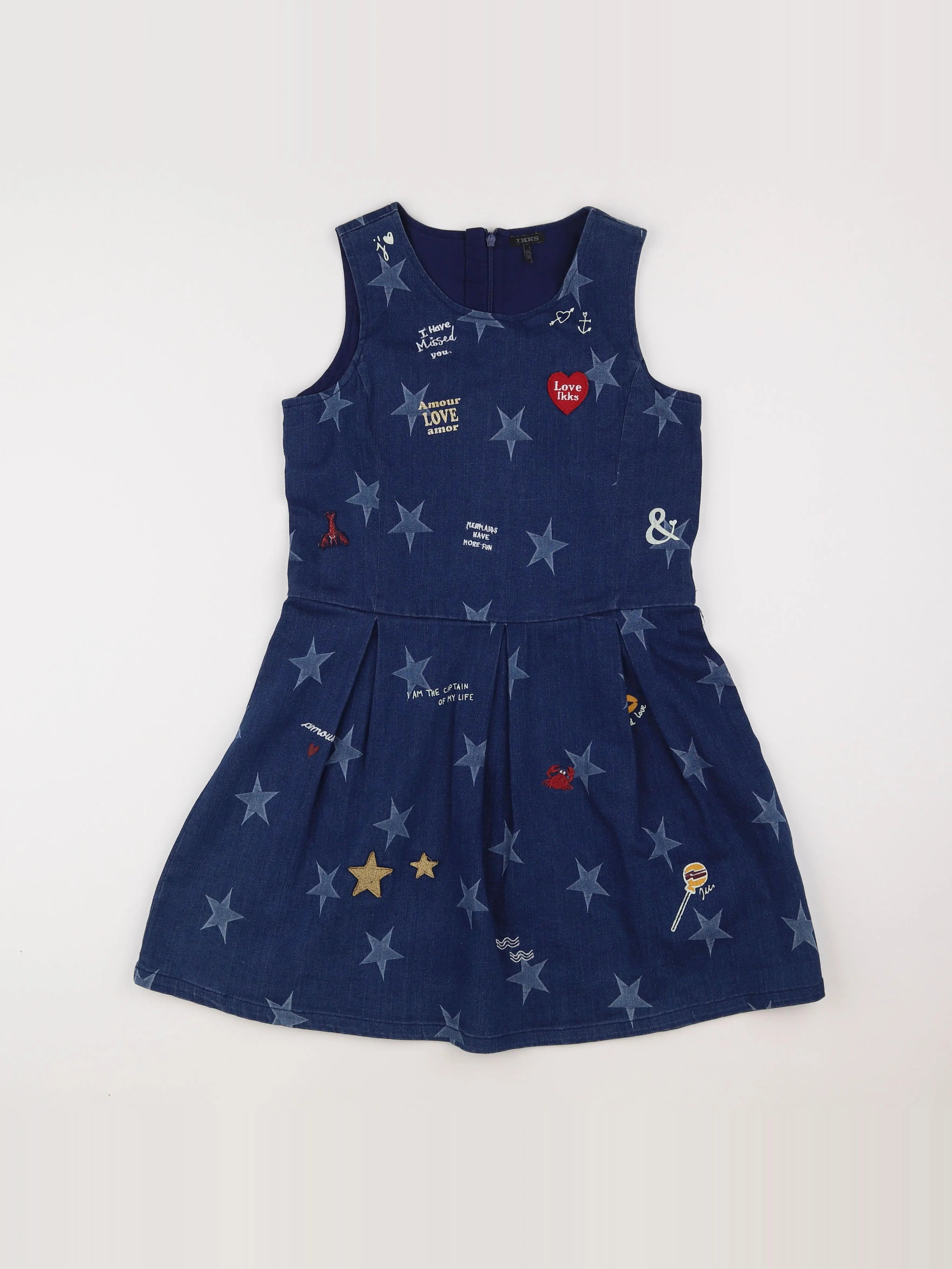 IKKS - robe bleu - 12 ans