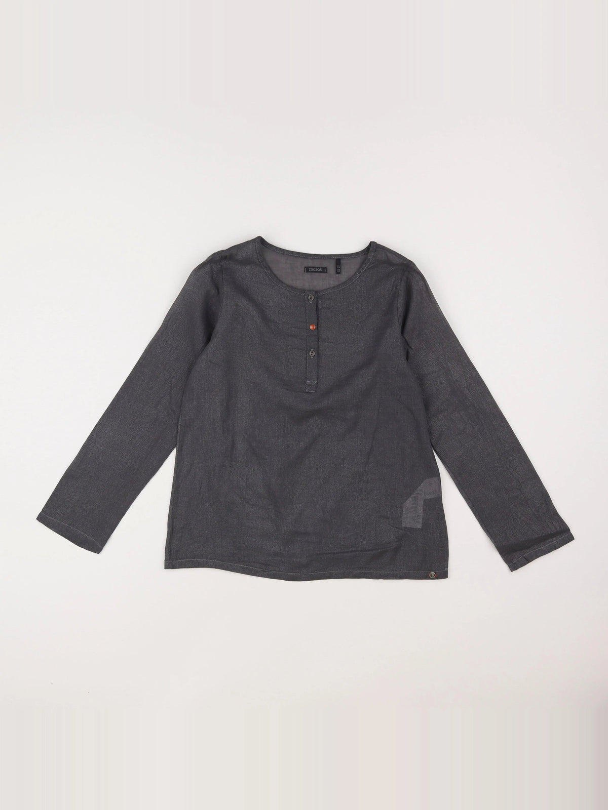 IKKS - blouse gris - 10 ans