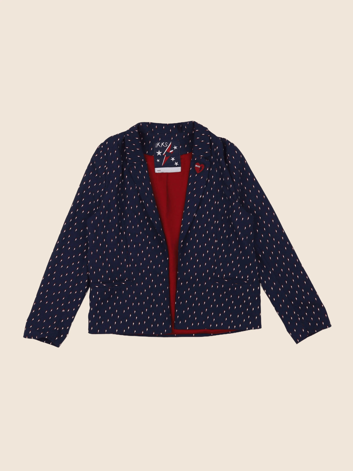 IKKS - veste bleu, rouge - 12 ans
