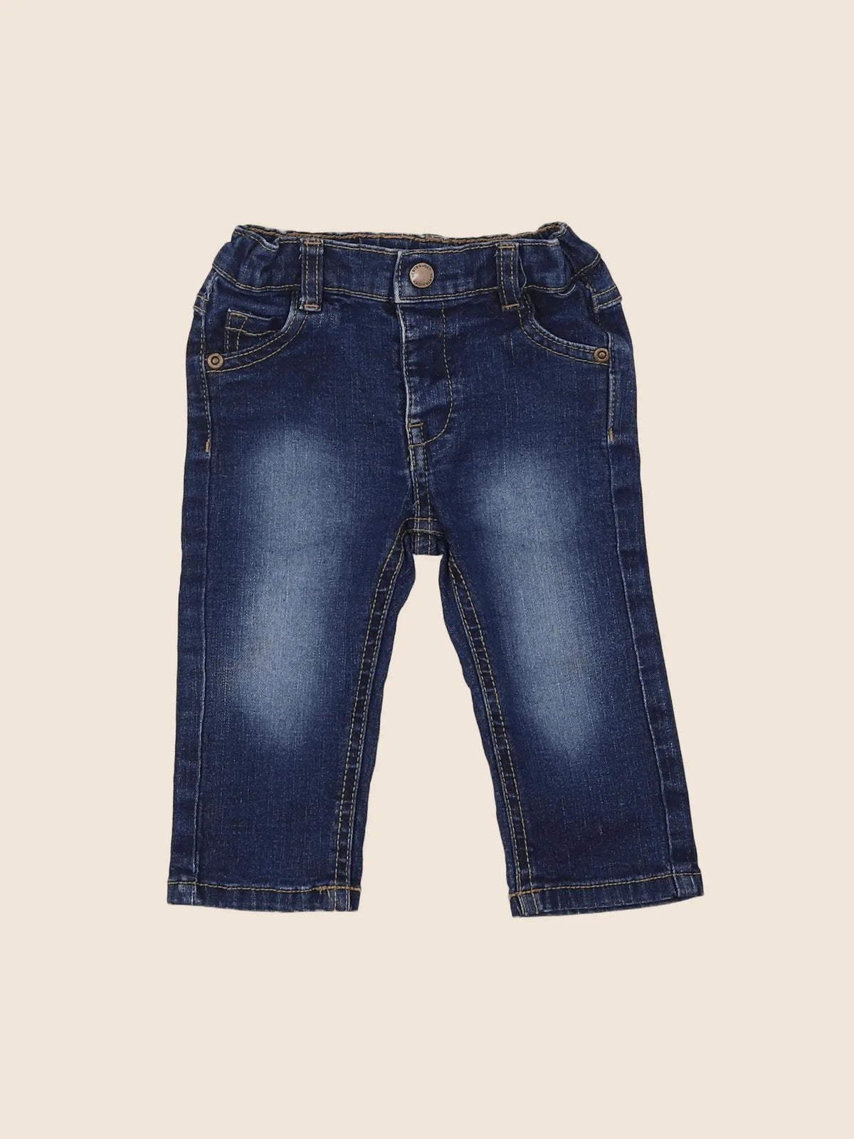 Vertbaudet - jean bleu - 9 mois