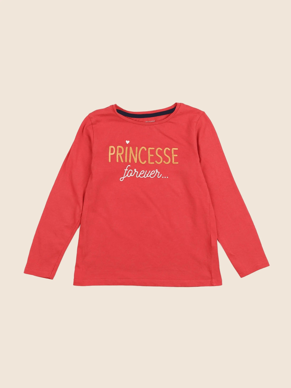 Vertbaudet - tee-shirt rose - 6 ans