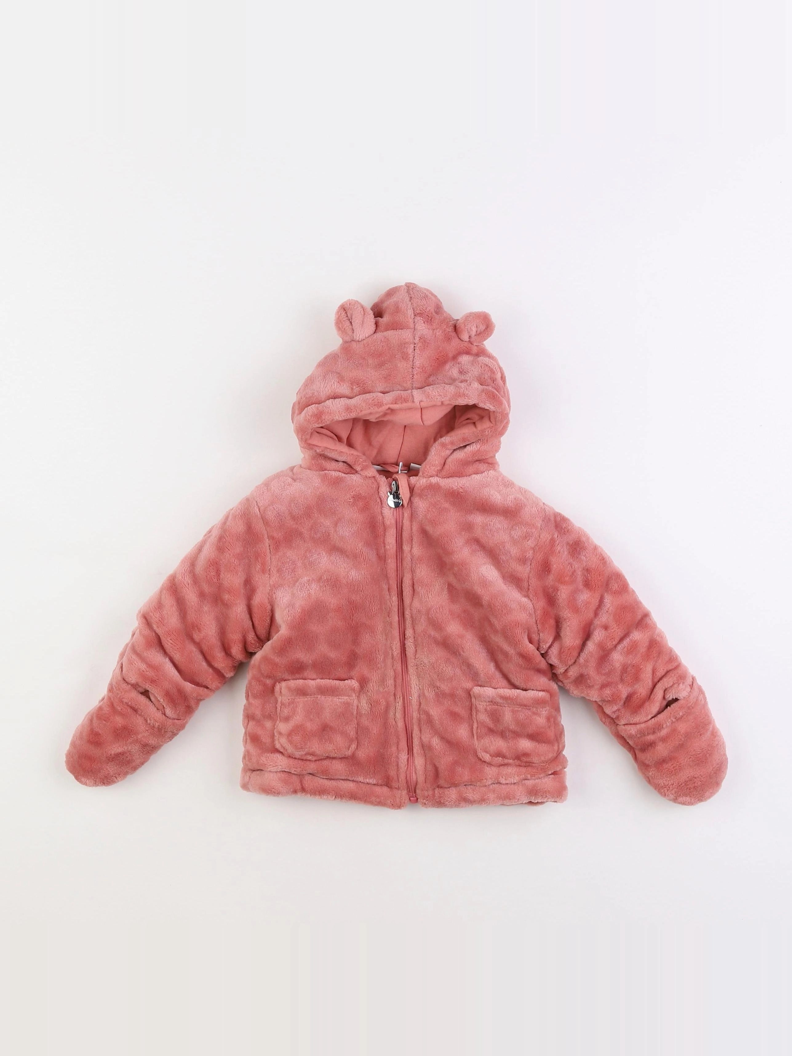 Noukie's - veste doublé rose - 6 mois