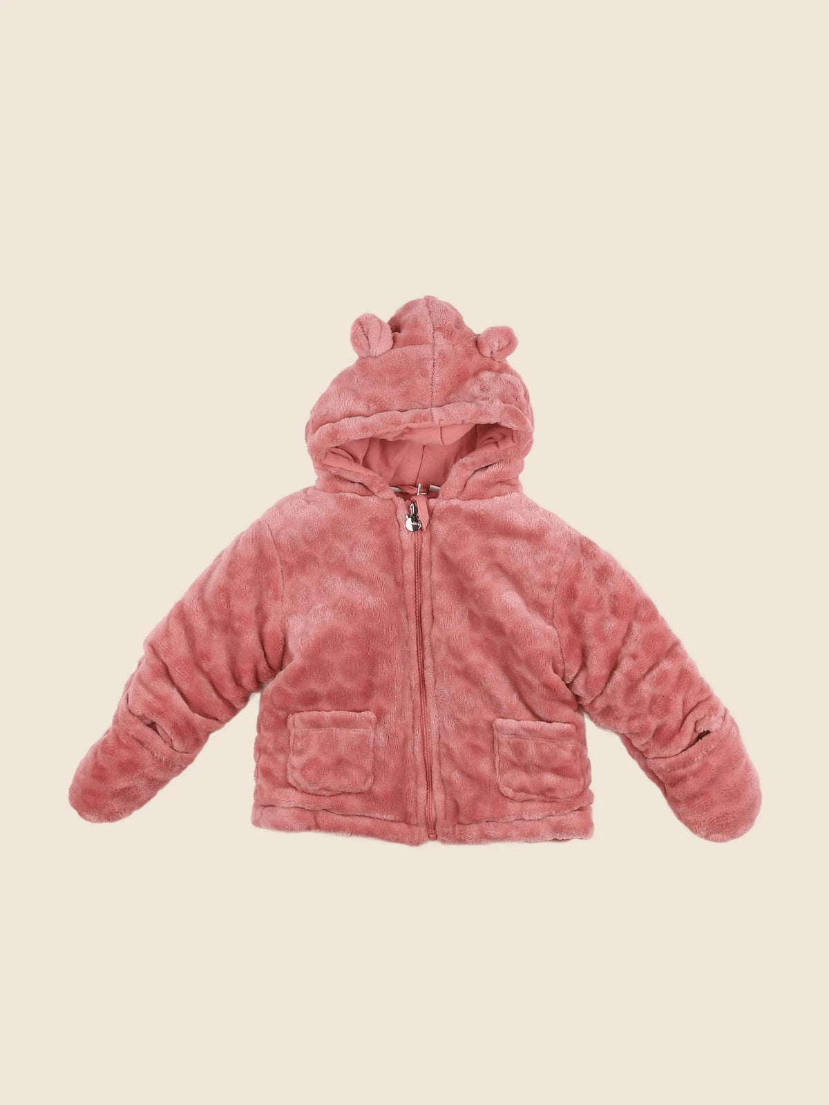 Noukie's - veste doublé rose - 6 mois