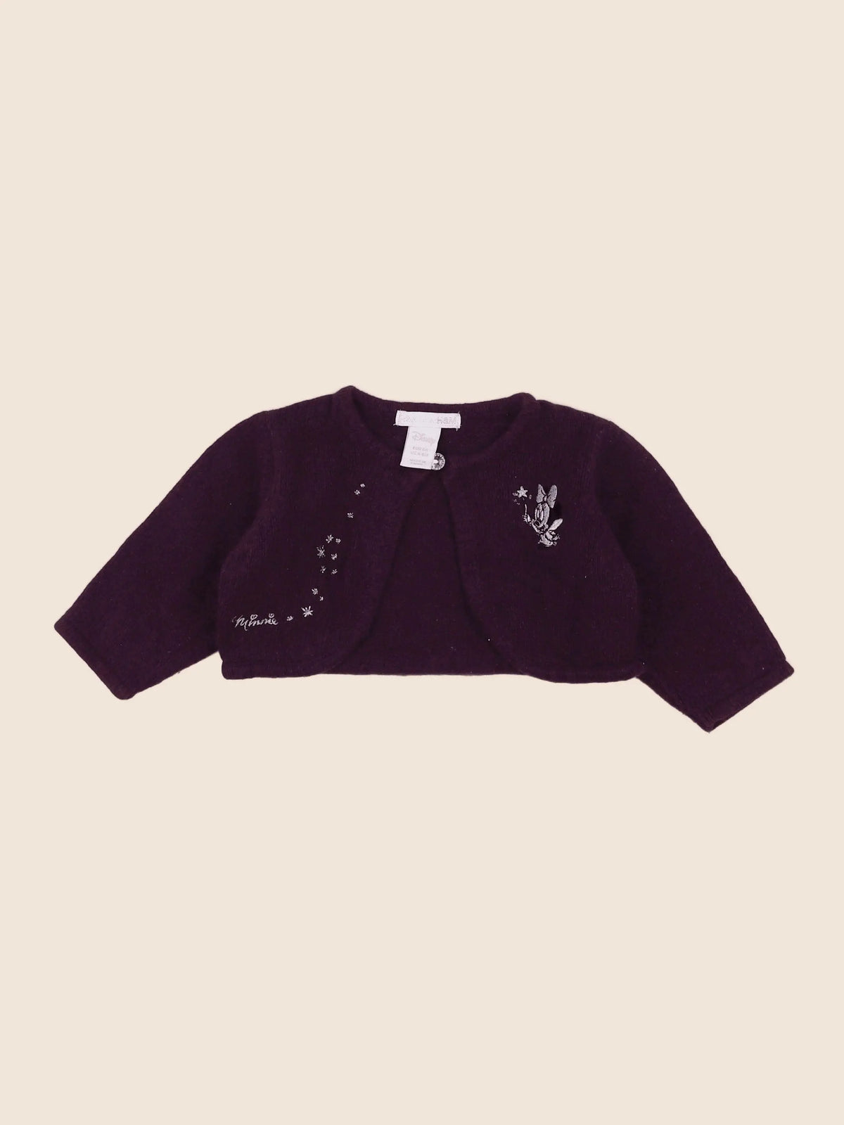 H&M - gilet violet - 3/6 mois
