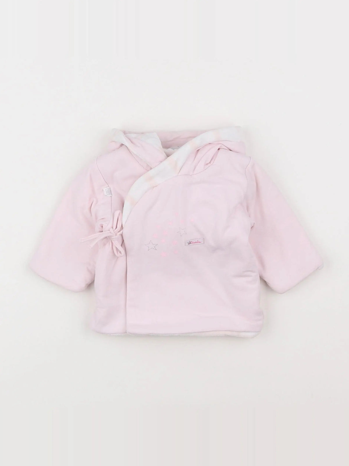 Absorba - veste doublé rose - 1 mois