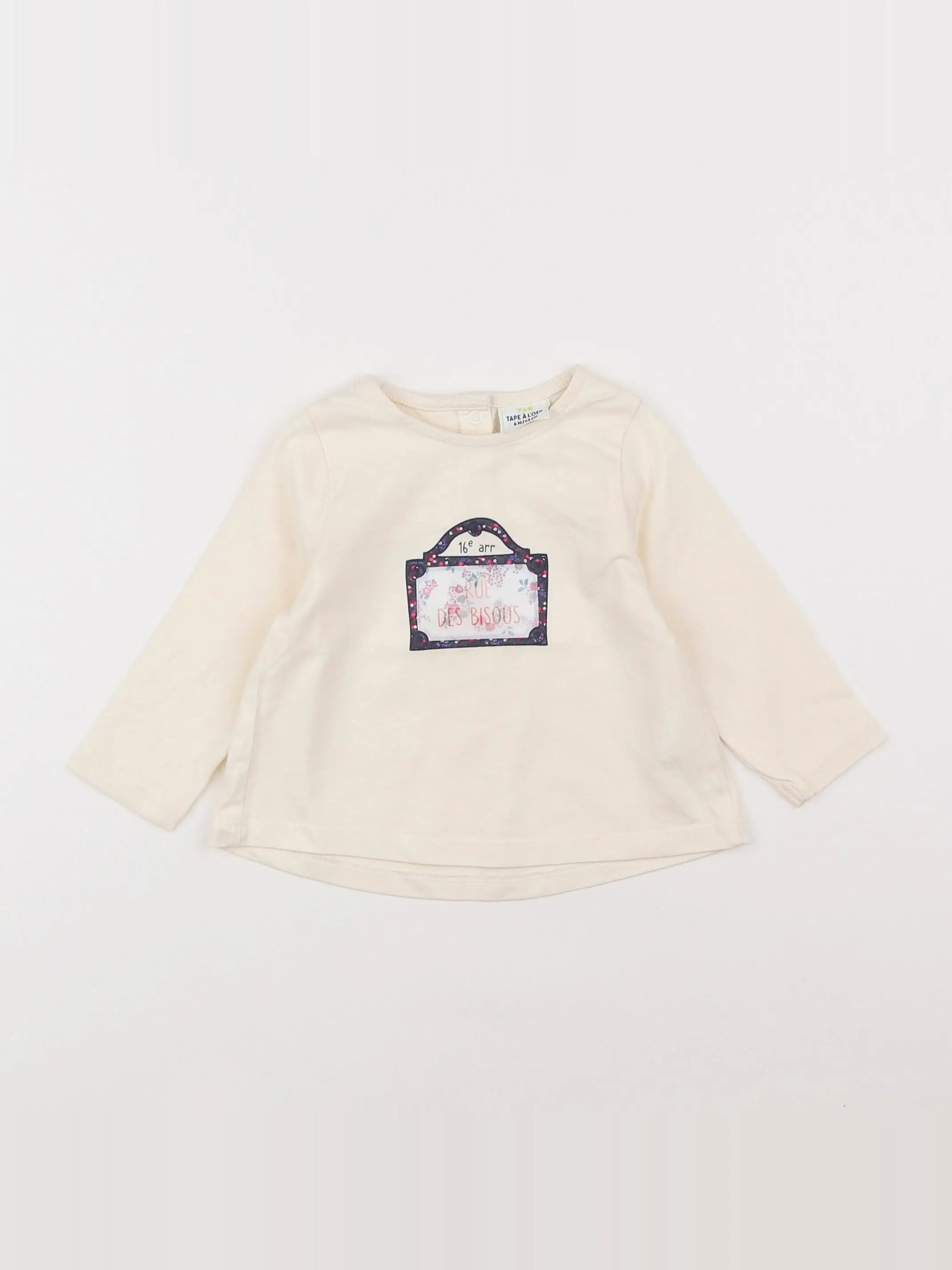 Tape à l'oeil - tee-shirt beige - 6 mois