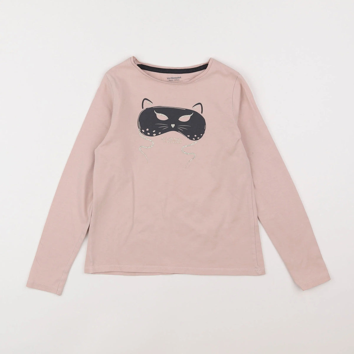 Vertbaudet - tee-shirt rose - 8 ans