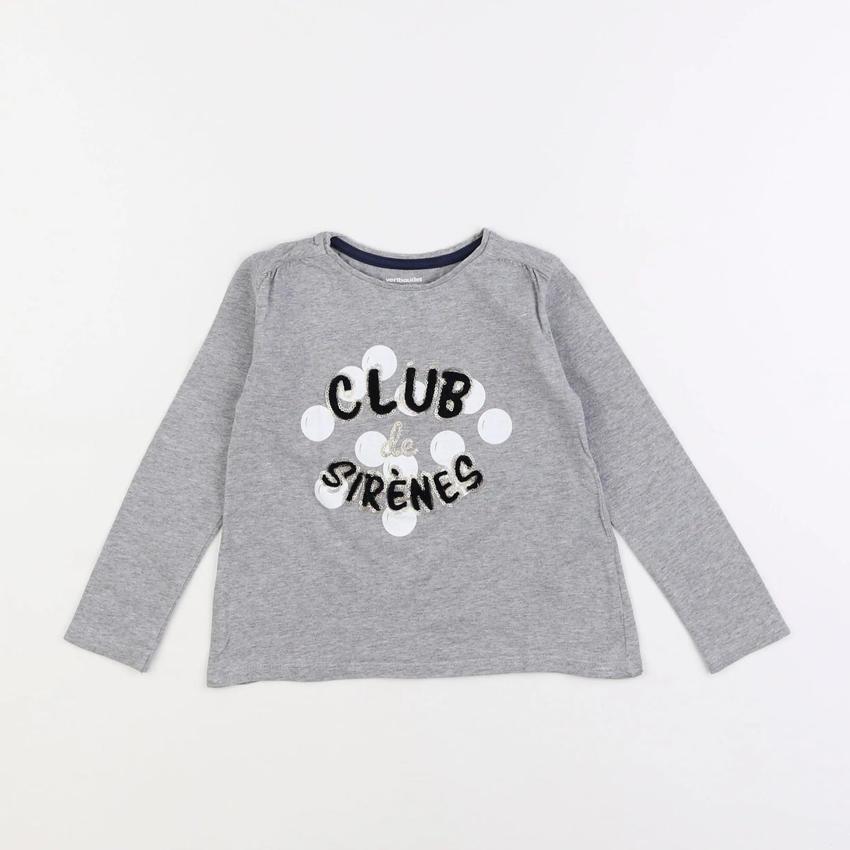 Vertbaudet - tee-shirt gris - 4 ans