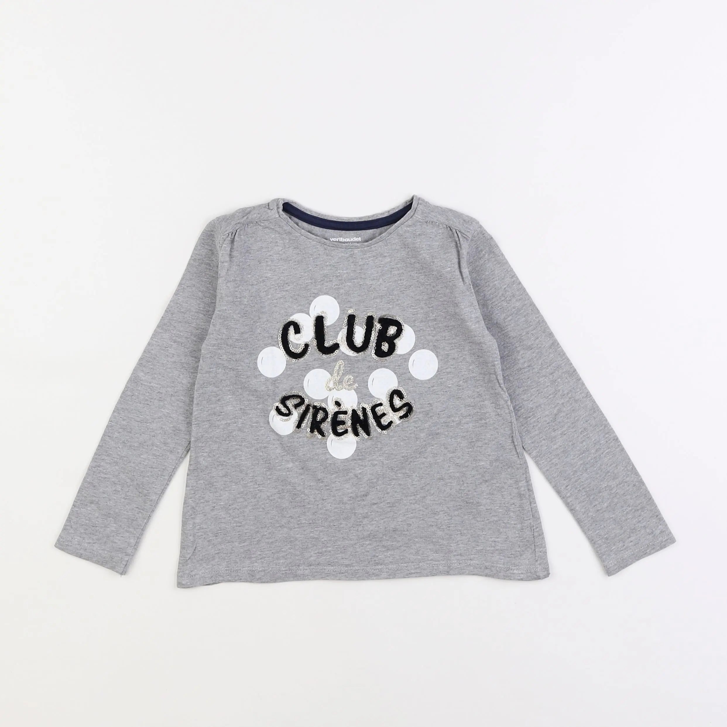 Vertbaudet - tee-shirt gris - 4 ans