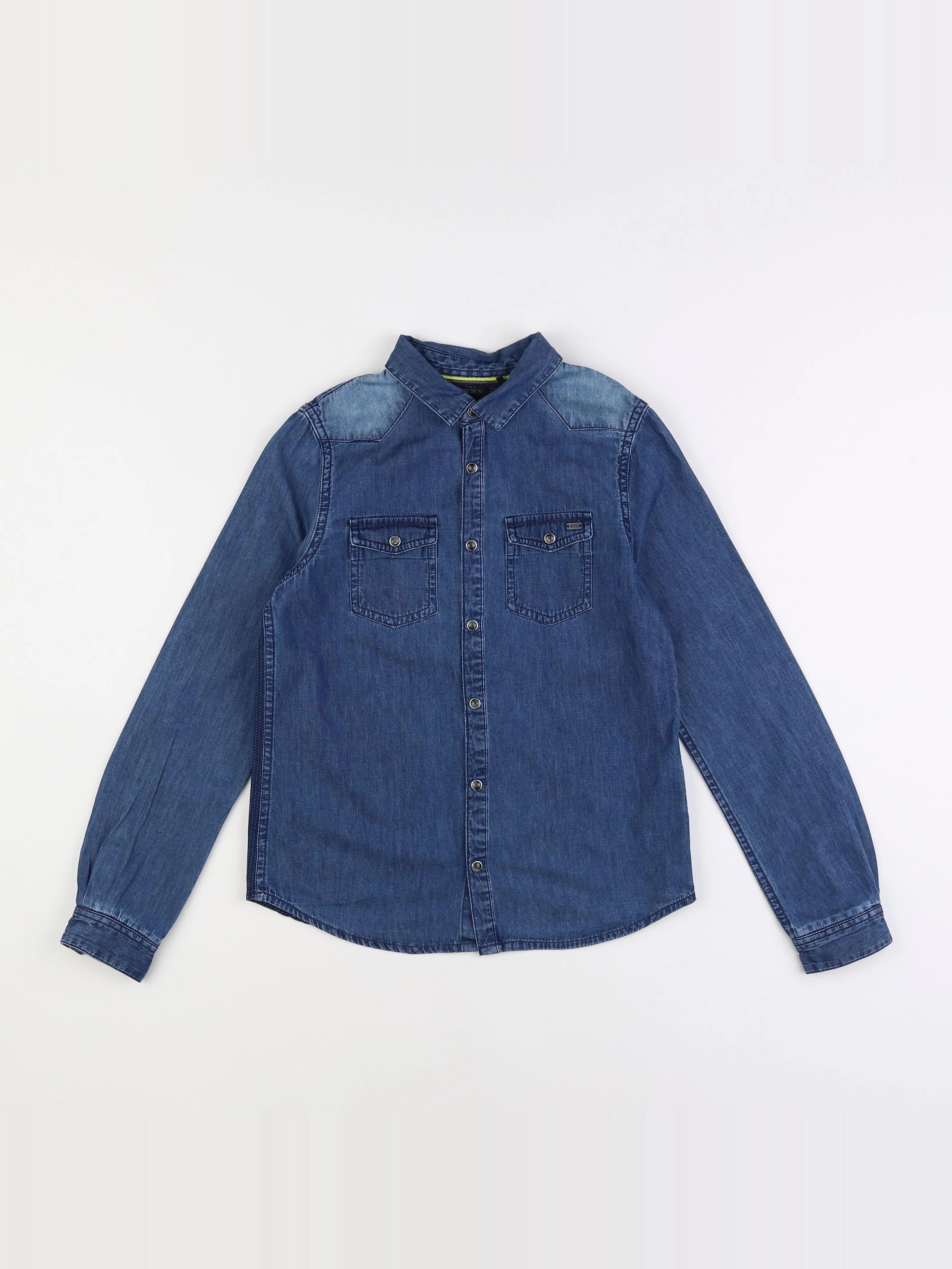 IKKS - chemise bleu - 10 ans