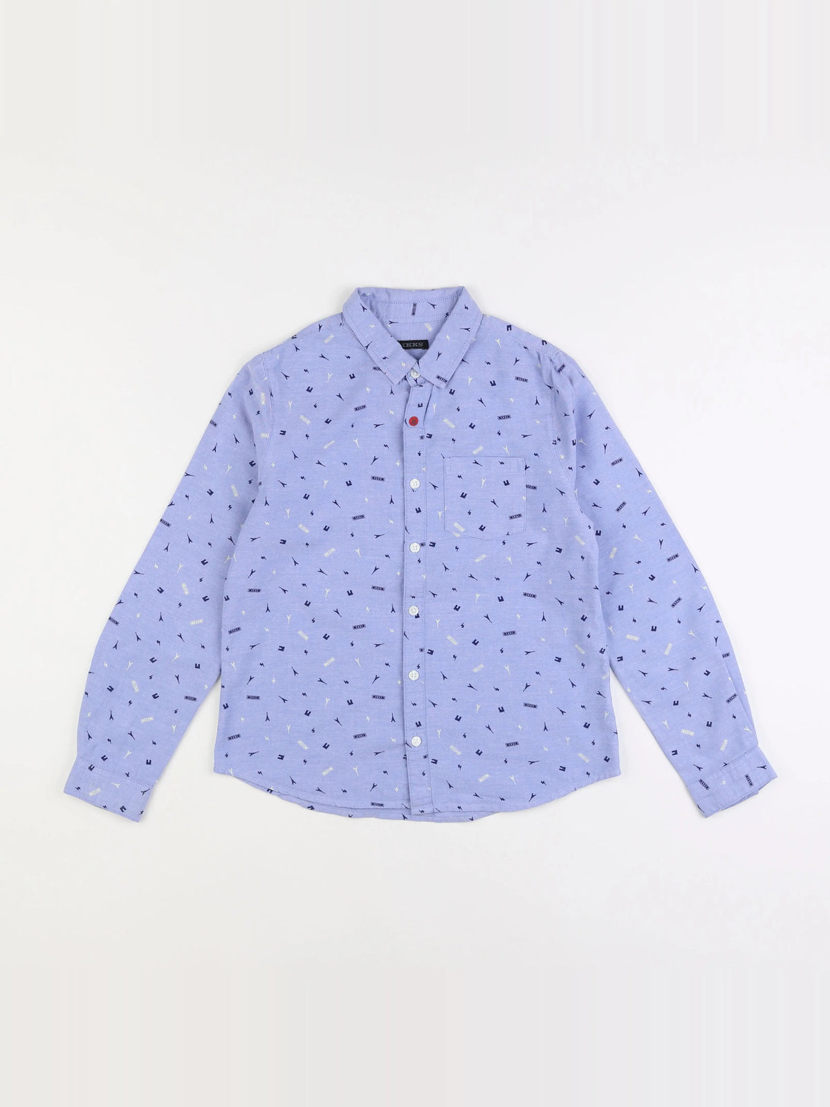 IKKS - chemise bleu - 10 ans