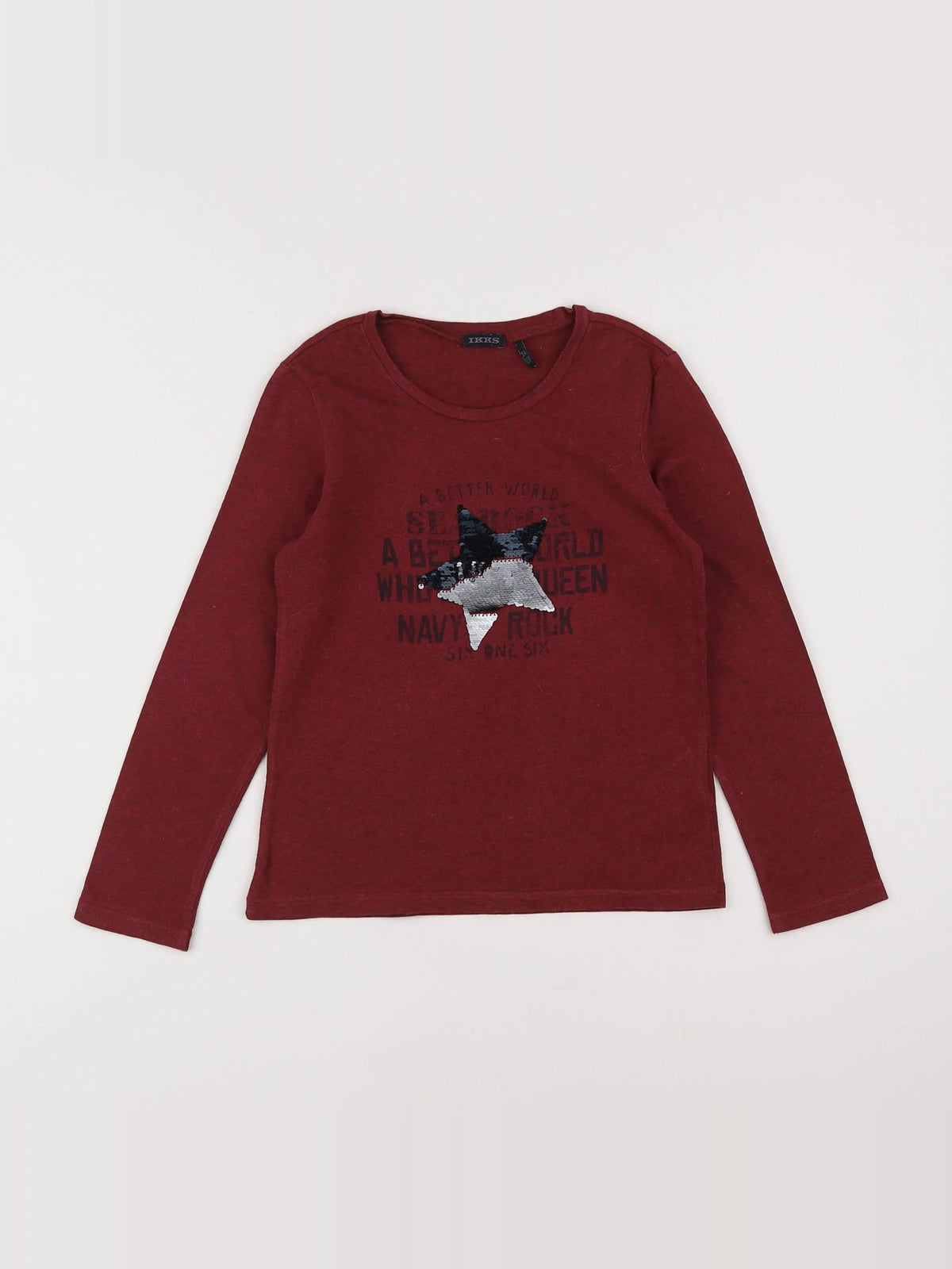 IKKS - tee-shirt rouge - 8 ans