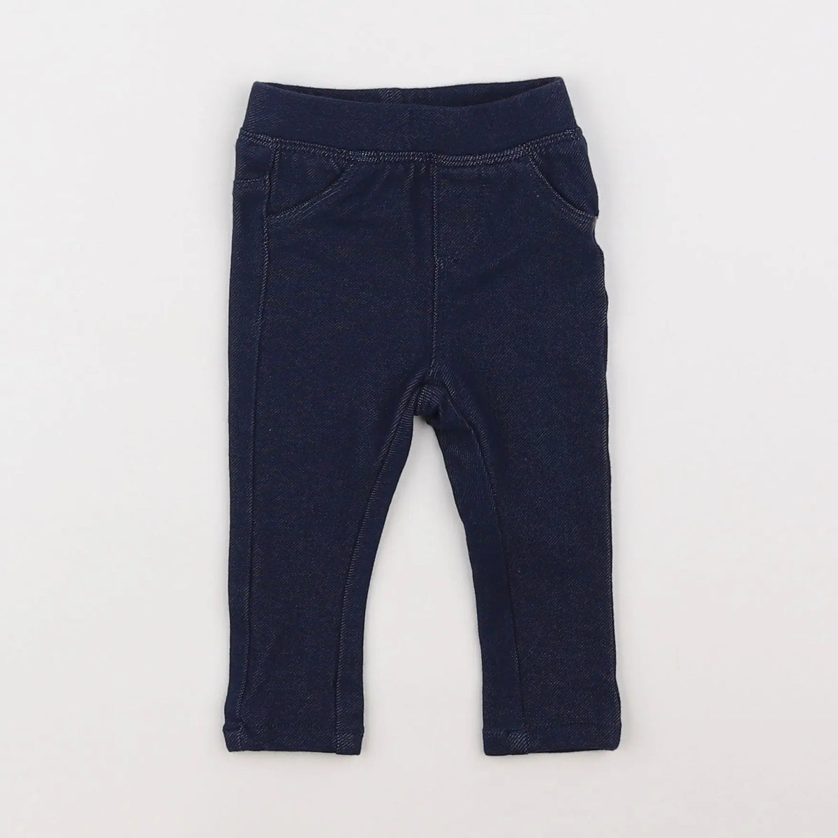 Vertbaudet - jegging bleu - 3 mois