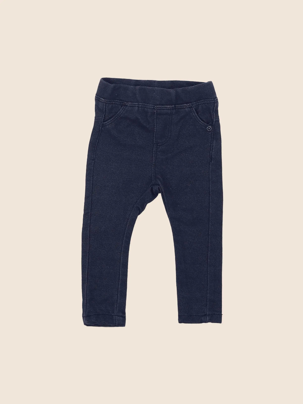 Vertbaudet - jegging bleu - 6 mois