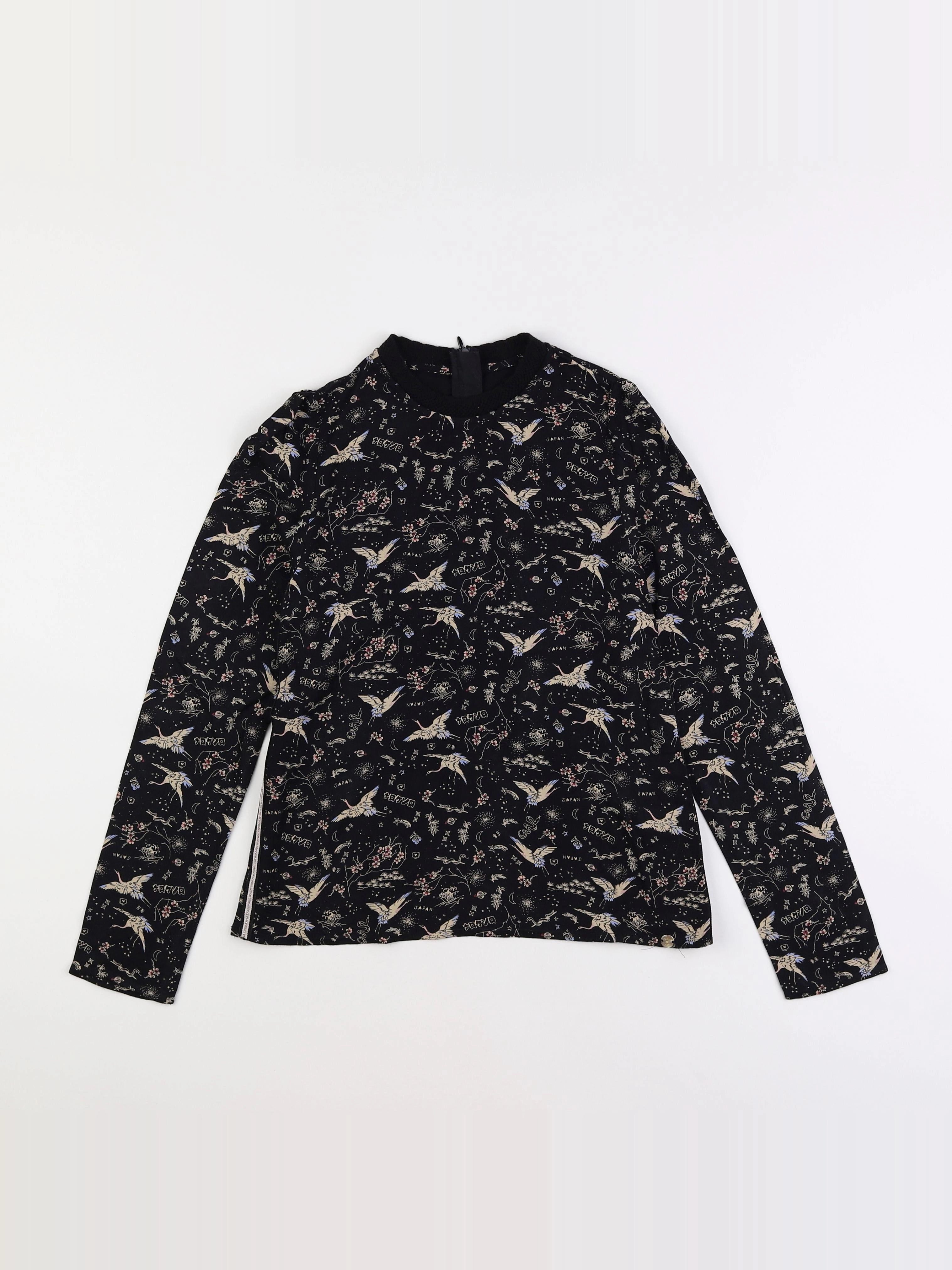 IKKS - blouse noir - 10 ans