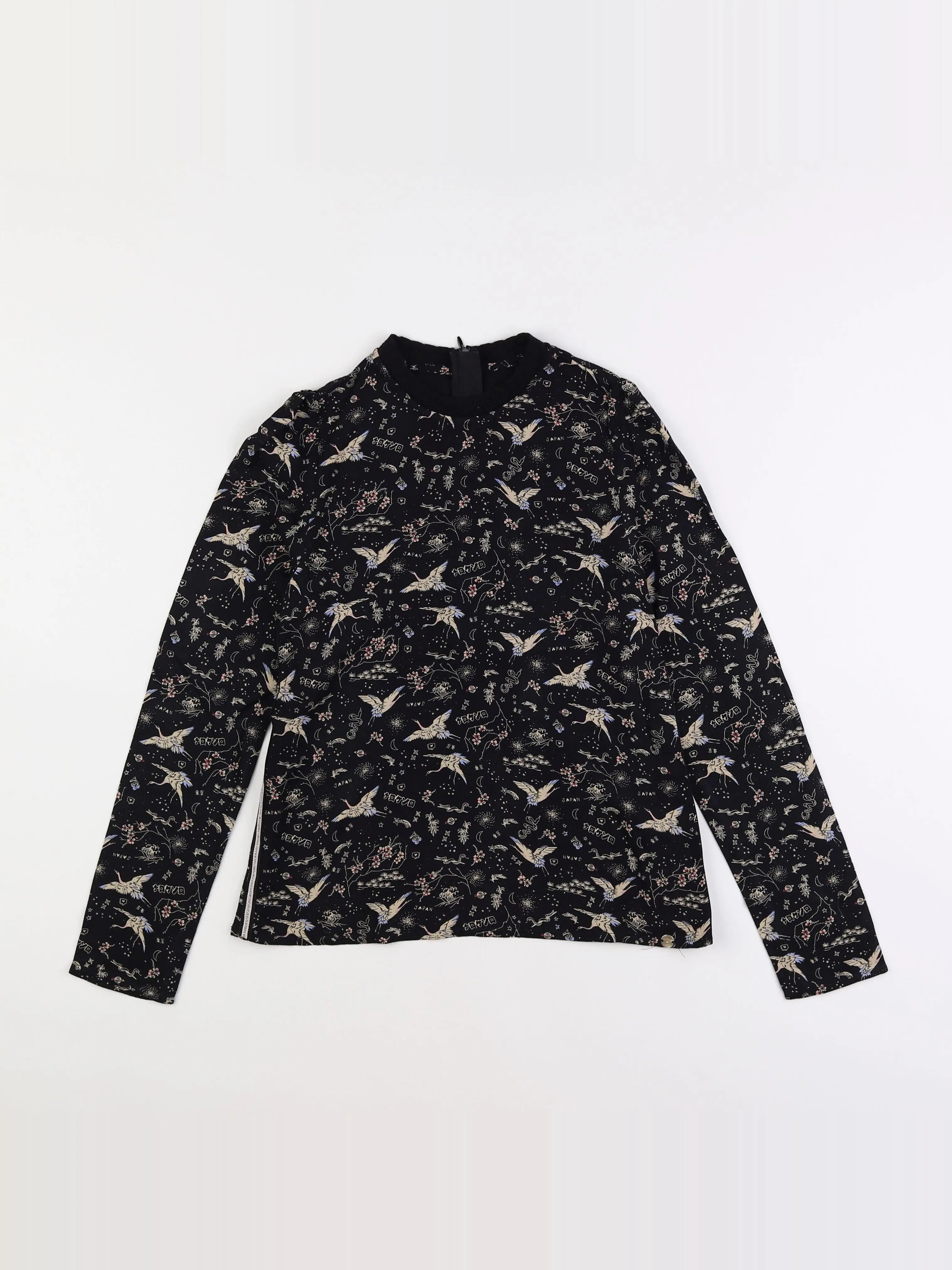 IKKS - blouse noir - 10 ans