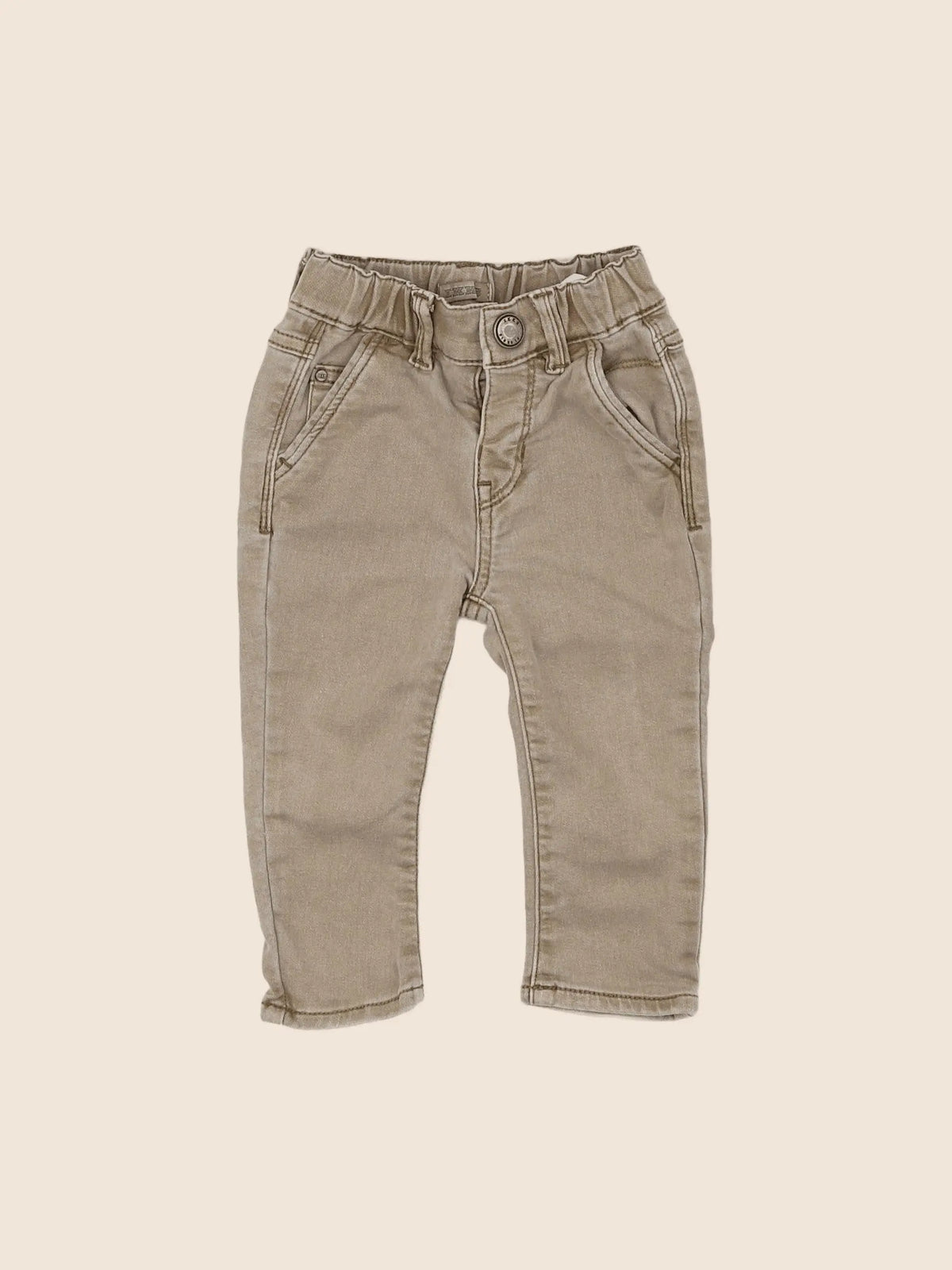 IKKS - jean beige - 12 mois