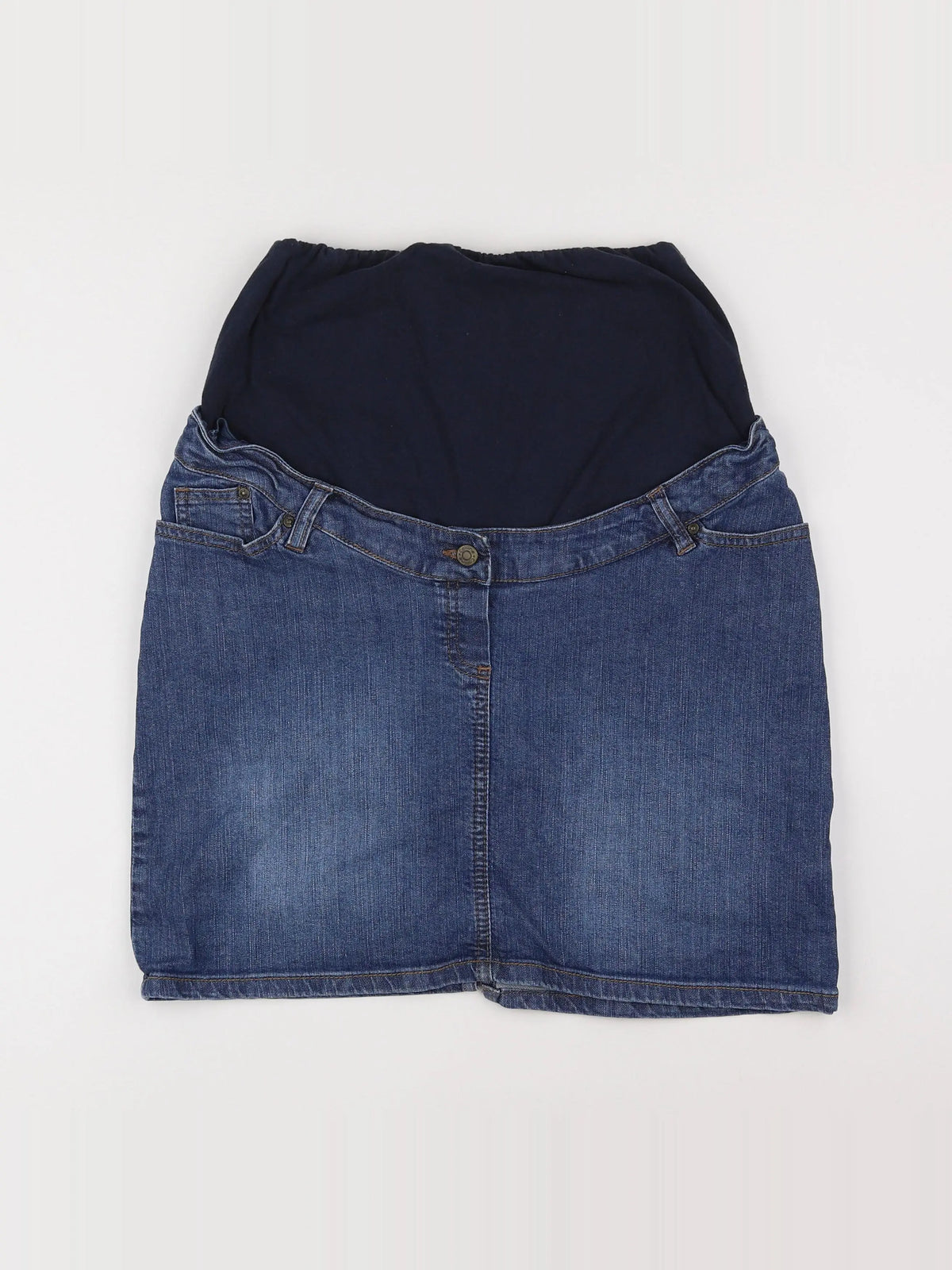 Vertbaudet - jupe grossesse bleu - 40
