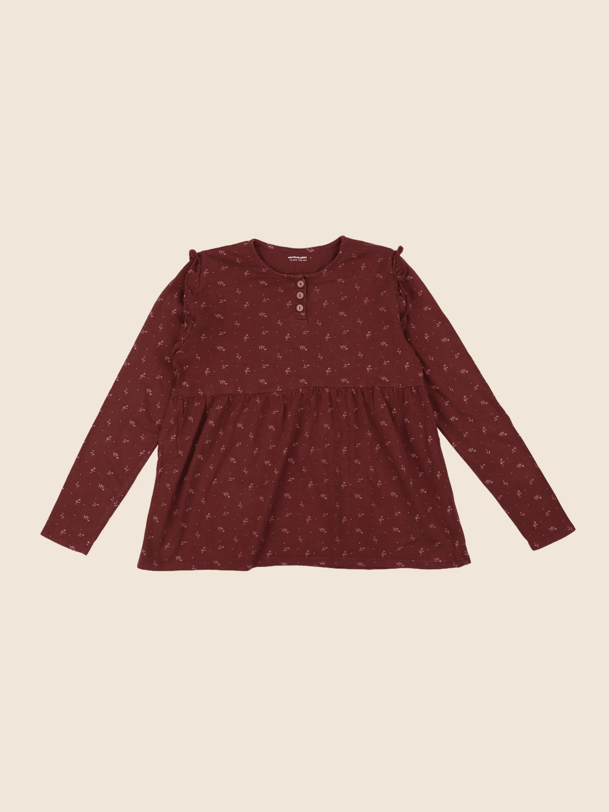 Vertbaudet - tee-shirt rouge - 12 ans