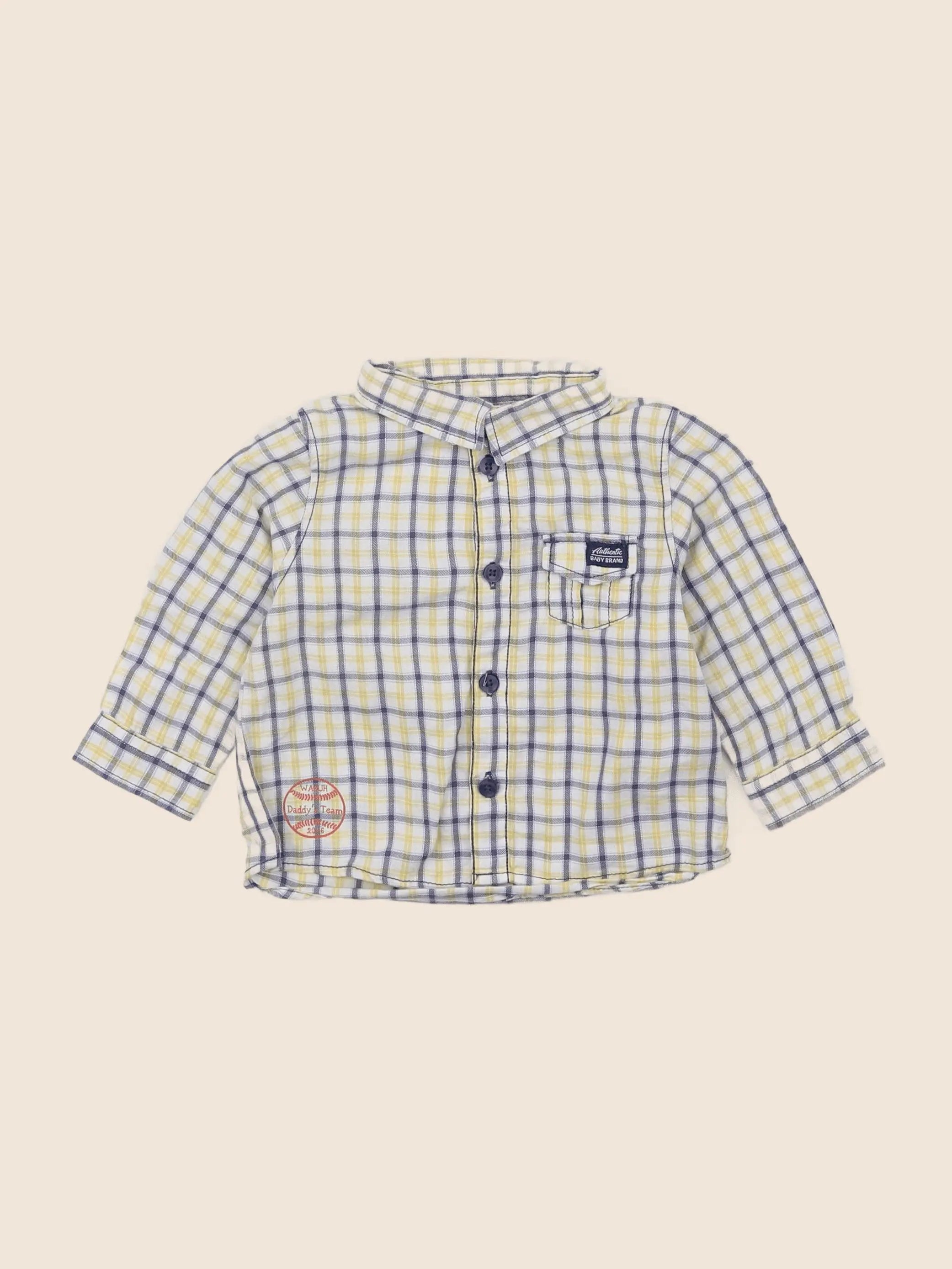 Tape à l'oeil - chemise multicolore - 6 mois