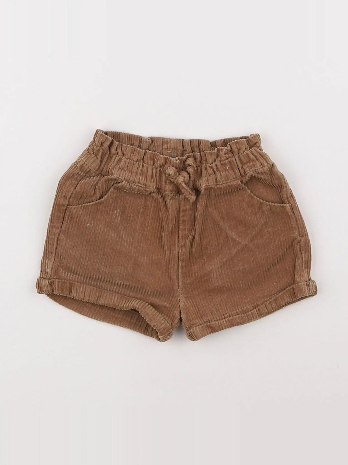 Vertbaudet - short marron - 9 mois