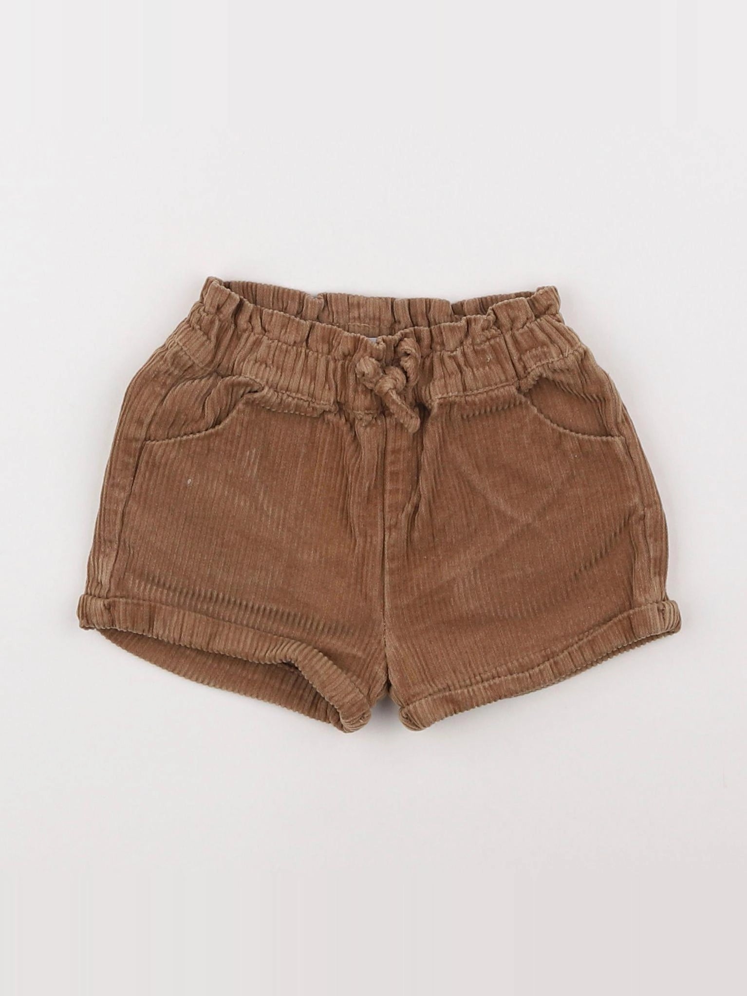 Vertbaudet - short marron - 9 mois
